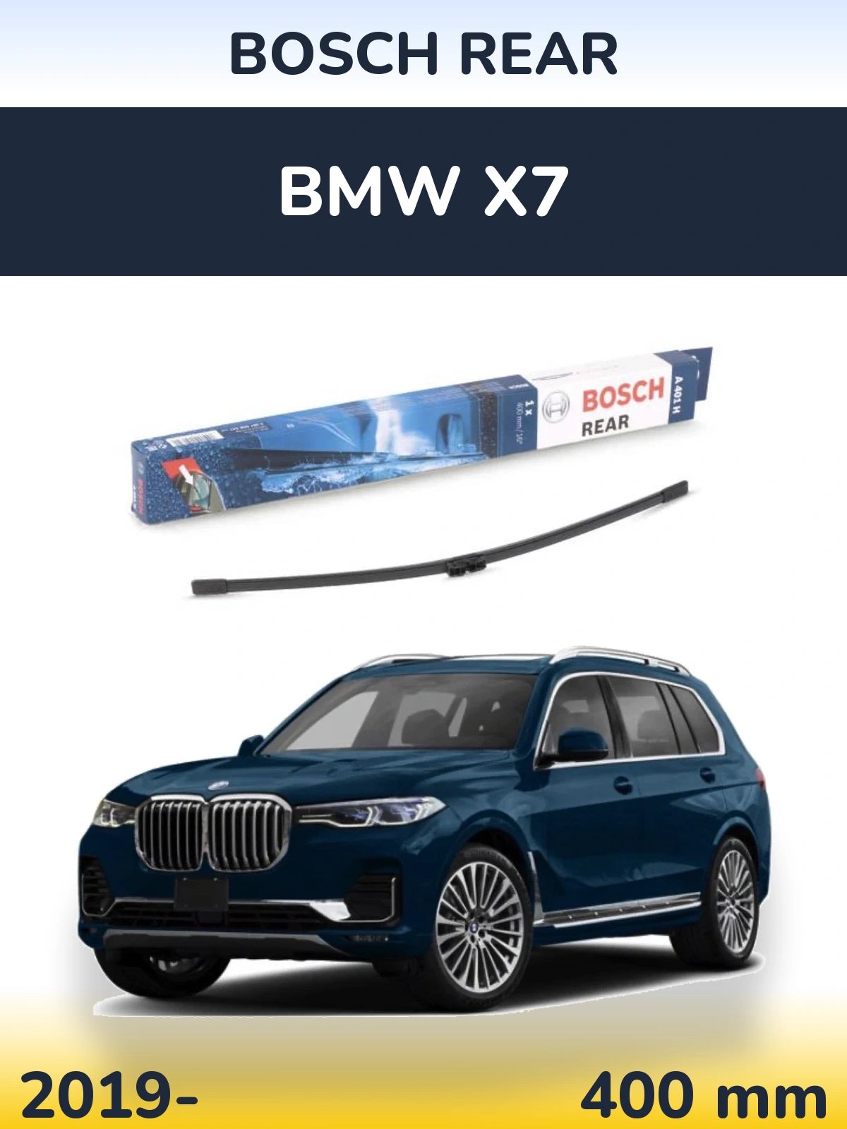 Tylna wycieraczka BOSCH Rear 400 mm do BMW X7 2019-2026