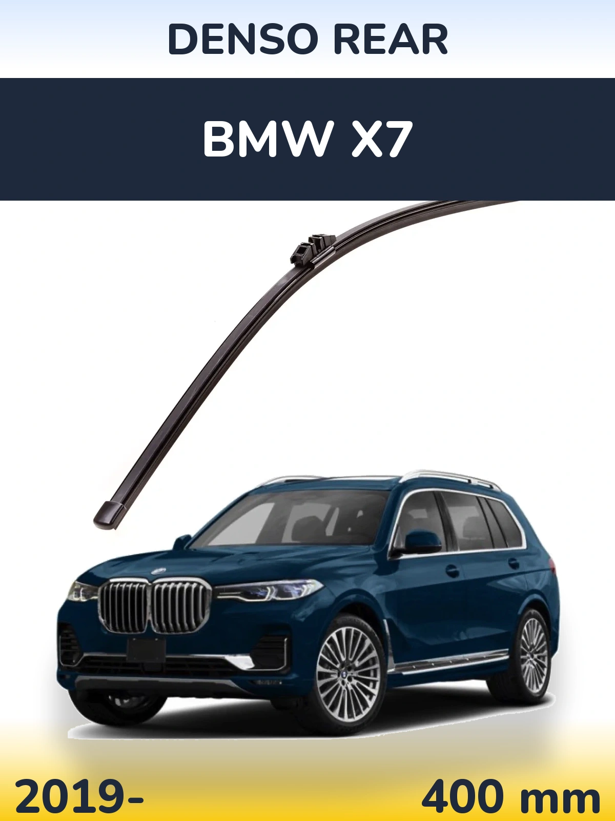 Rear wiper blade Denso Rear 400 mm for BMW X7 2019-2026