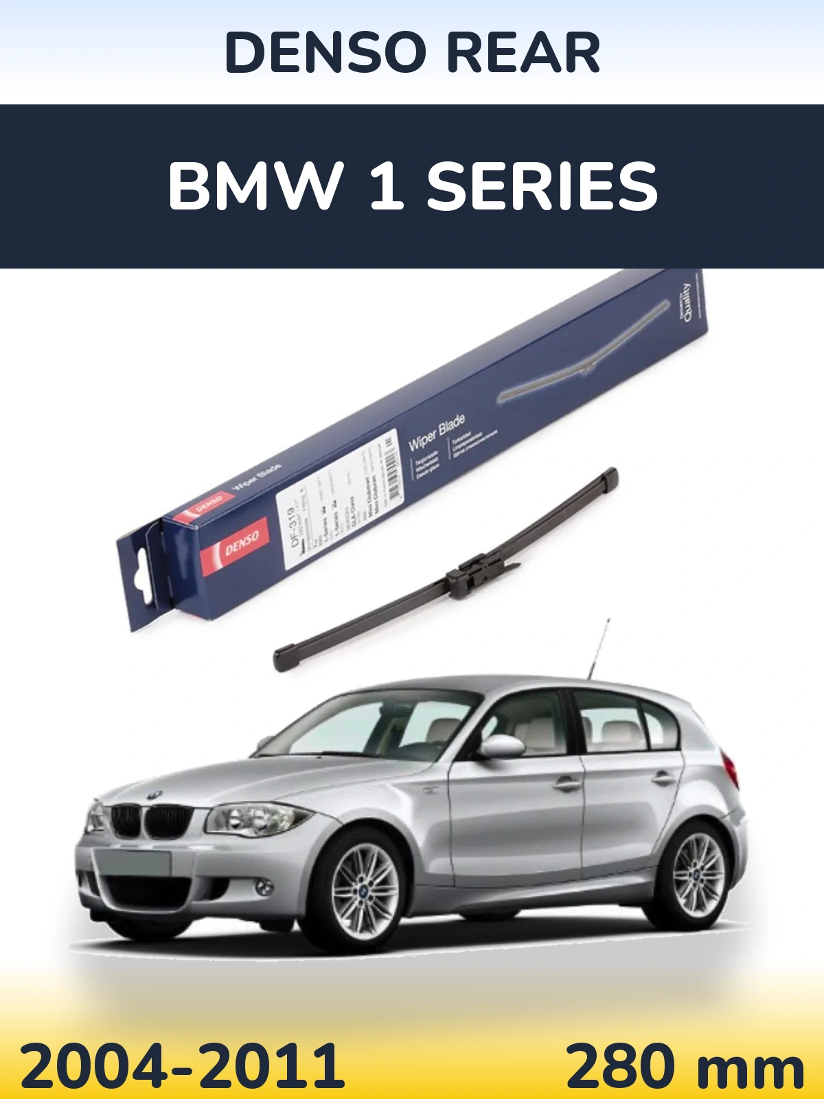 Задний дворник Denso Rear 280 мм для BMW 1 Series 2004-2011