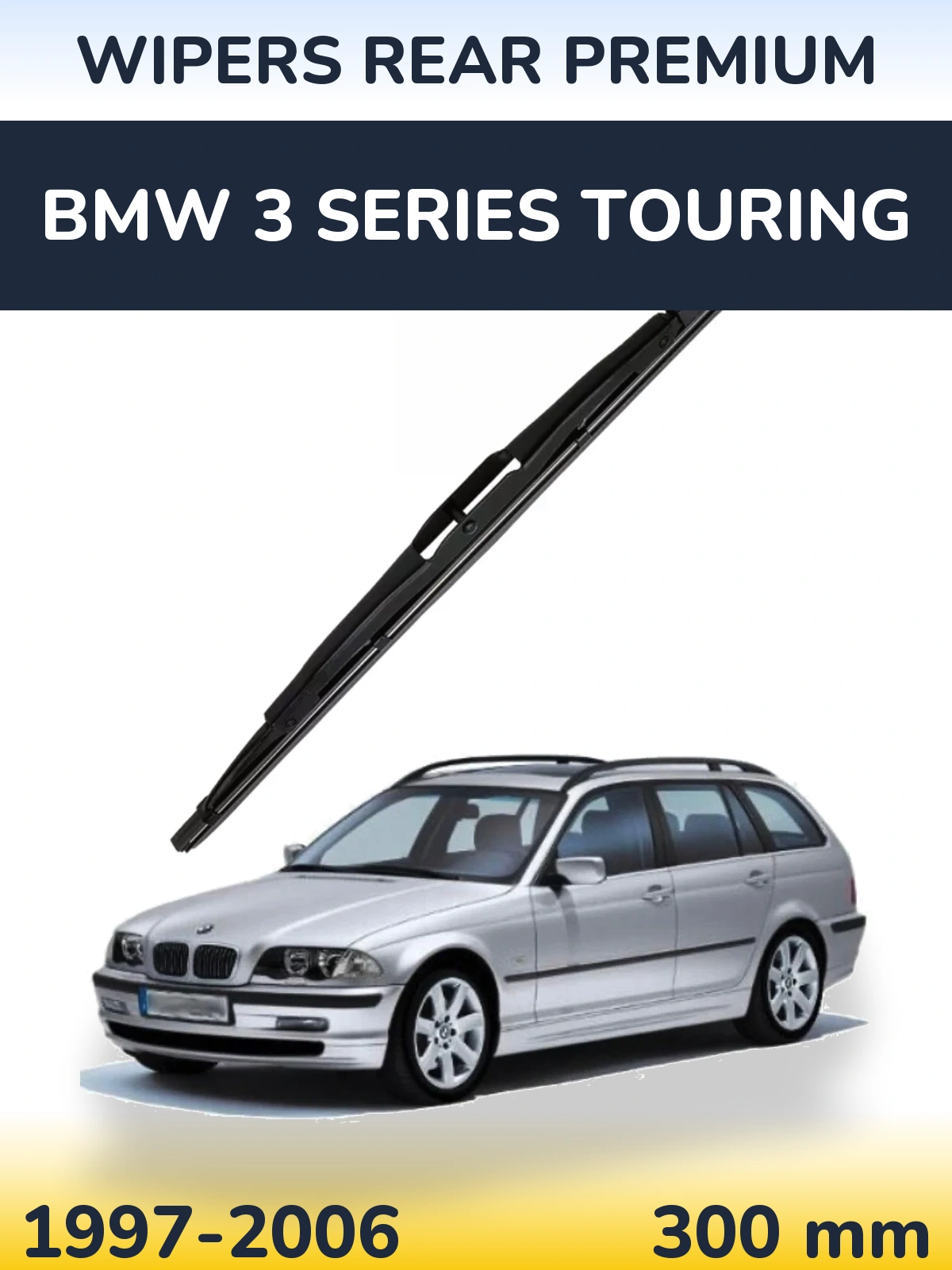 Задний дворник WIPERS REAR PREMIUM 300 мм для BMW 3 Series Touring 1997-2006