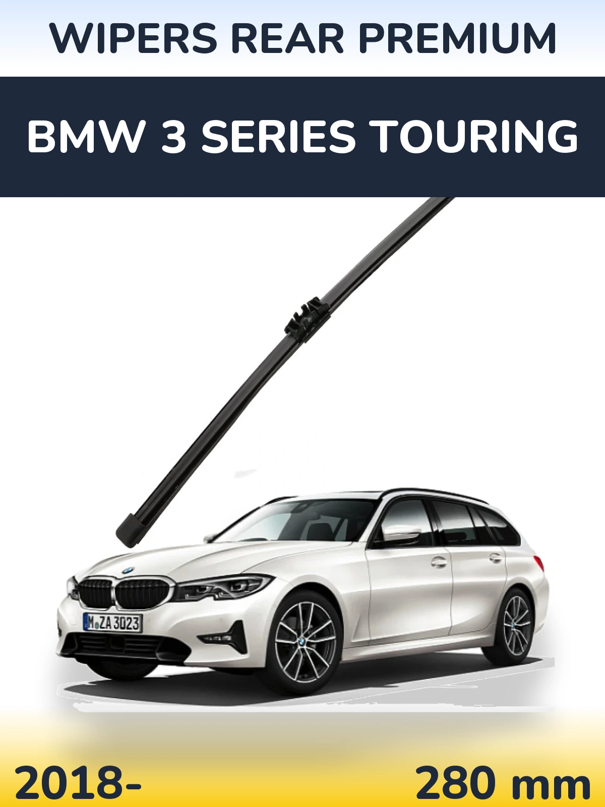 Tylna wycieraczka WIPERS REAR PREMIUM 280 mm do BMW Seria 3 Touring 2018-2026