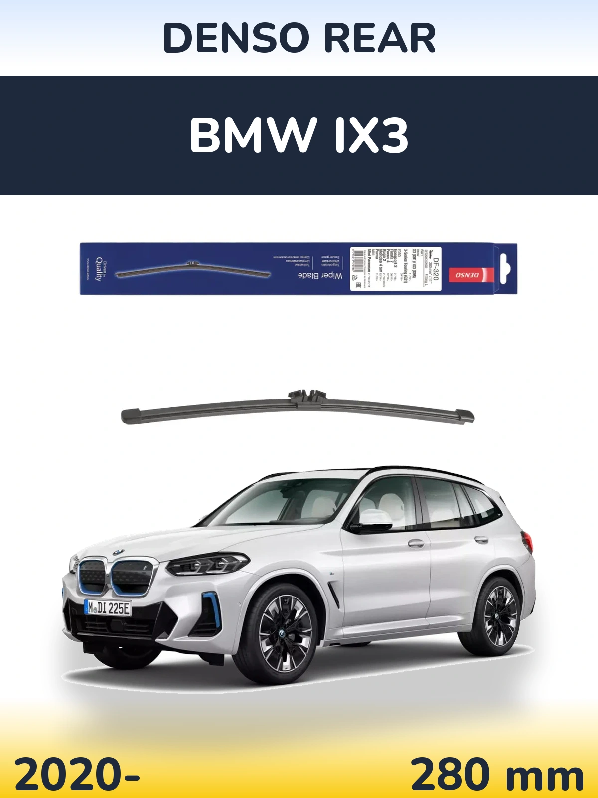 Tylna wycieraczka Denso Rear 280 mm do BMW iX3 2020-2026