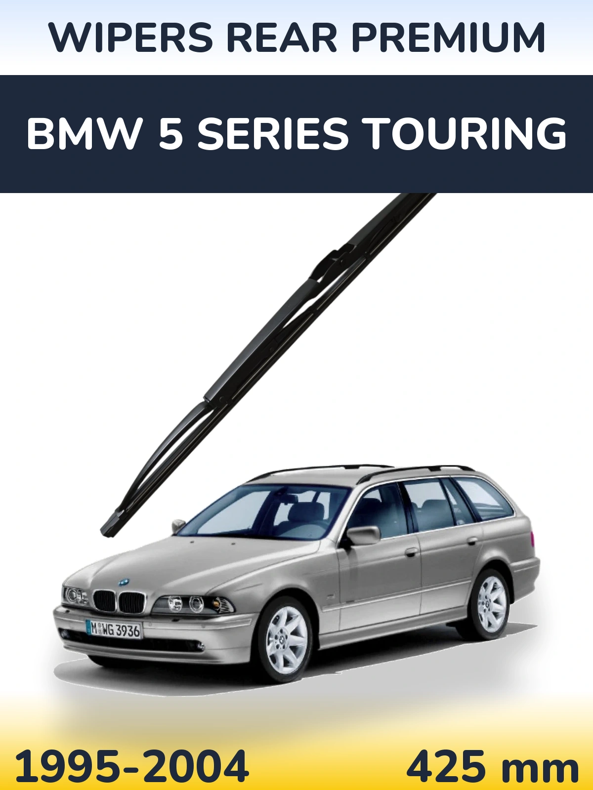 Rear wiper blade WIPERS REAR PREMIUM 425 mm for BMW 5 Series Touring 1995-2004
