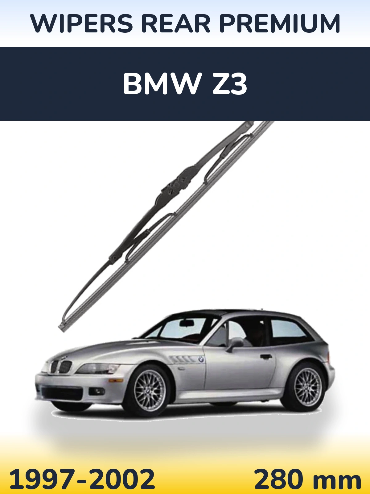 Задний дворник WIPERS REAR PREMIUM 280 мм для BMW Z3 1997-2002