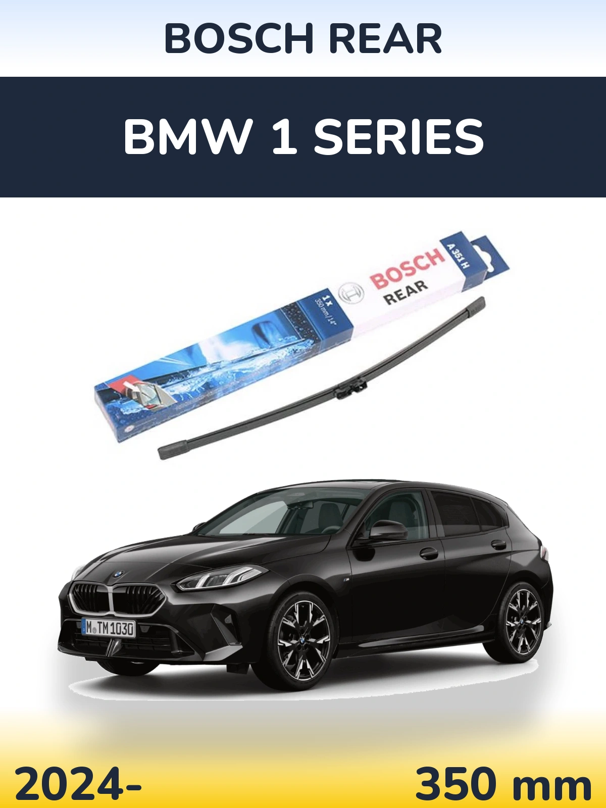 Tylna wycieraczka BOSCH Rear 350 mm do BMW Seria 1 2024-2026