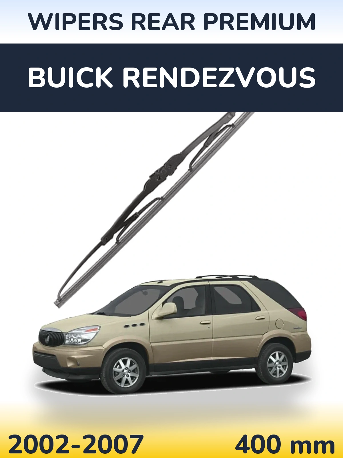 Tylna wycieraczka WIPERS REAR PREMIUM 400 mm do Buick Rendezvous 2002-2007