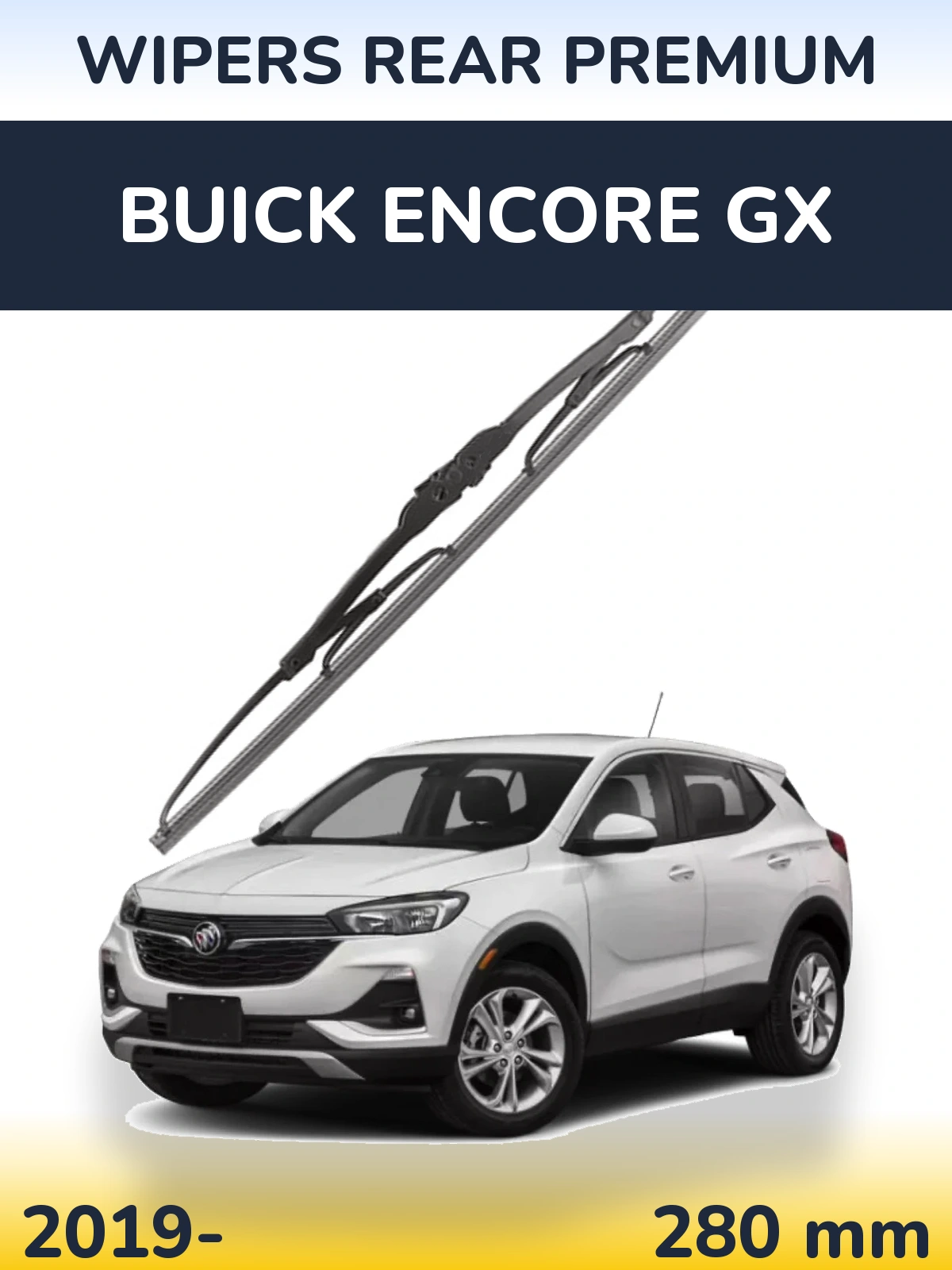 Rear wiper blade WIPERS REAR PREMIUM 280 mm for Buick Encore GX 2019-2026