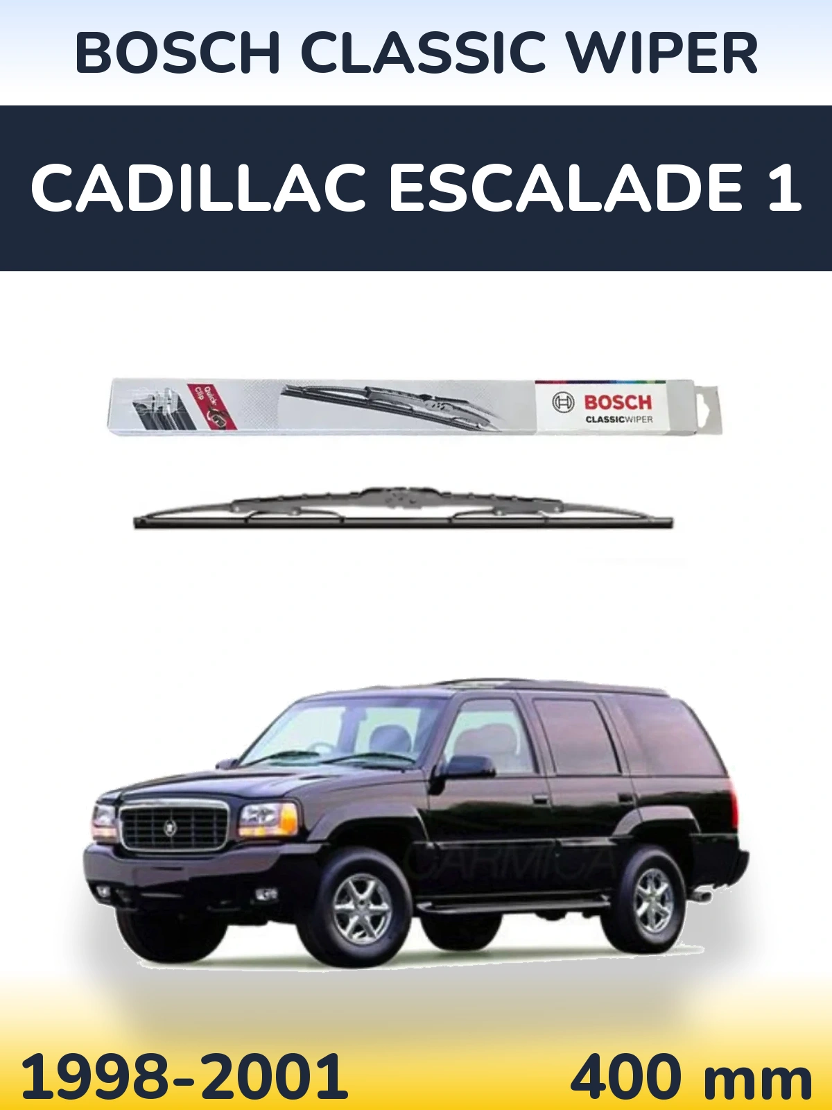 Задня щітка BOSCH Classic Wiper 400 мм для Cadillac Escalade 1 1998-2001
