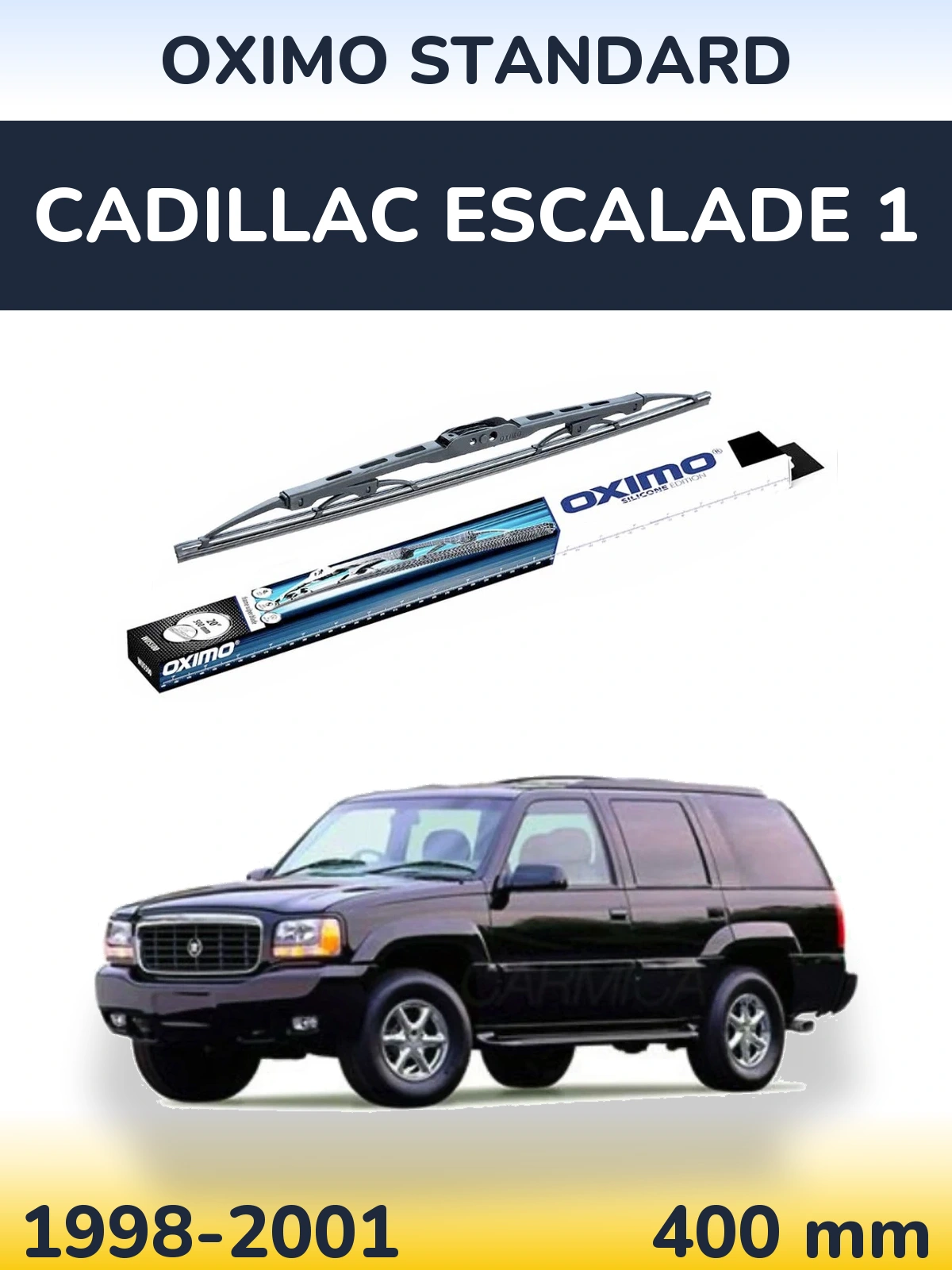 Rear wiper blade Oximo Standard 400 mm for Cadillac Escalade 1 1998-2001