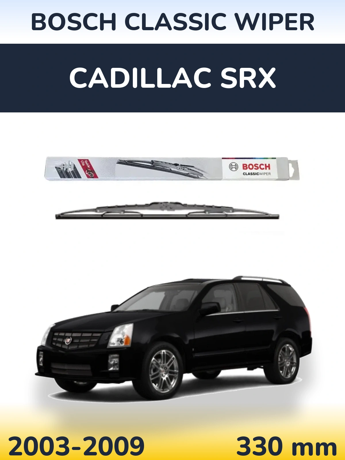 Tylna wycieraczka BOSCH Classic Wiper 340 mm do Cadillac SRX 2003-2009