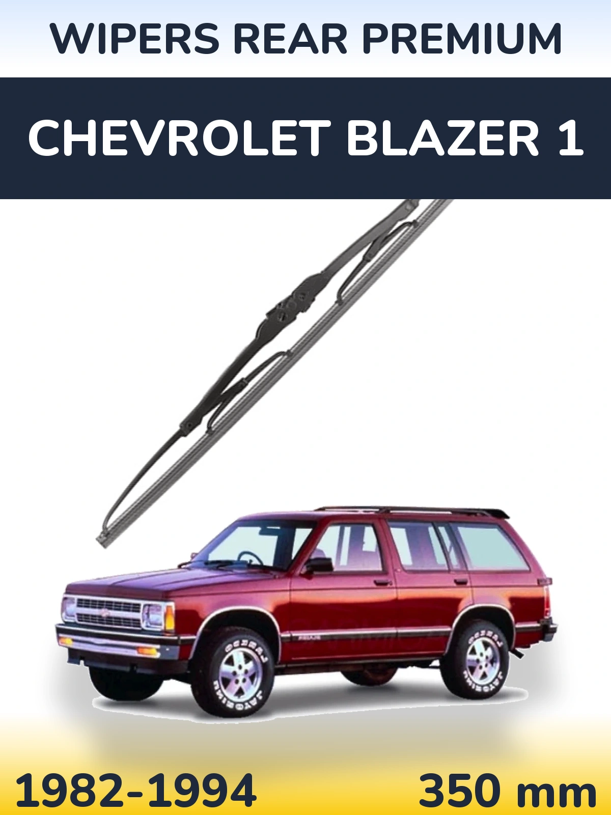Tylna wycieraczka WIPERS REAR PREMIUM 350 mm do Chevrolet Blazer 1 1982-1994