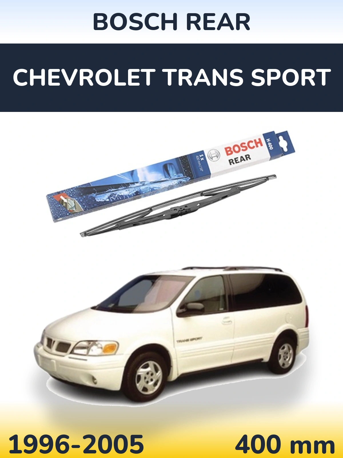Задний дворник BOSCH Rear 400 мм для Chevrolet Trans Sport 1996-2005