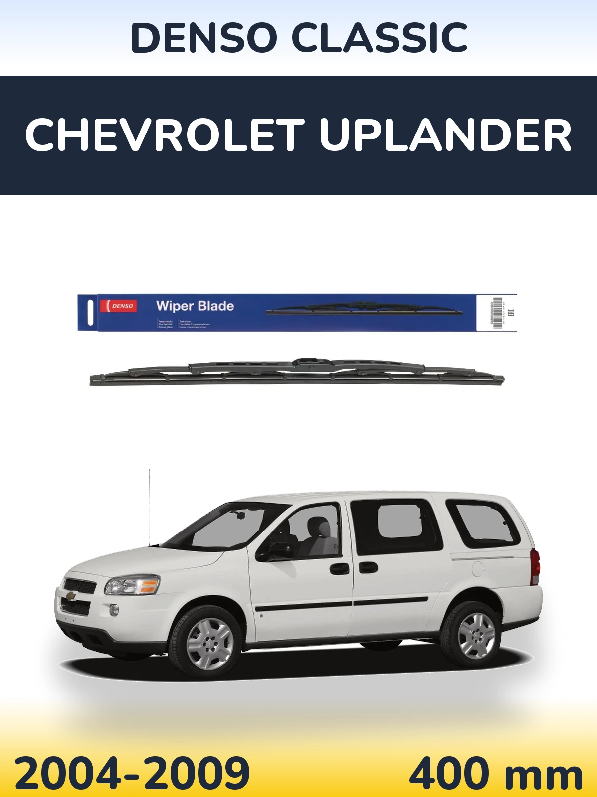 Tylna wycieraczka Denso Classic 400 mm do Chevrolet Uplander 2004-2009