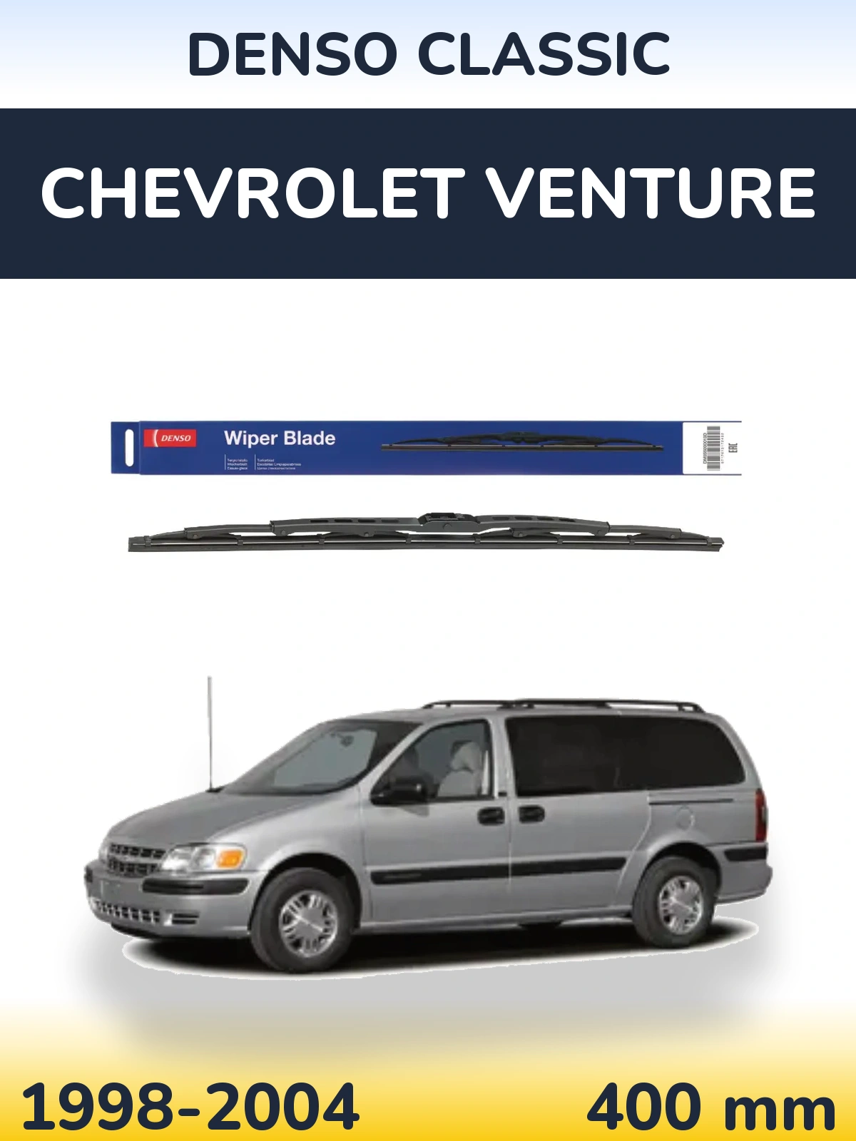 Rear wiper blade Denso Classic 400 mm for Chevrolet Venture 1998-2004