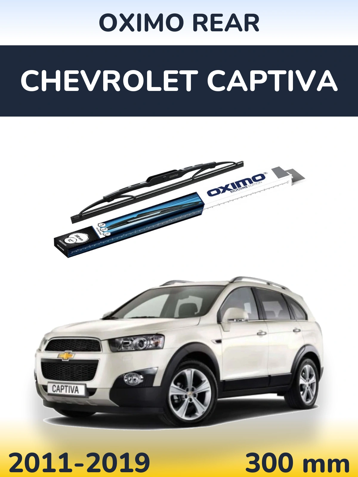 Rear wiper blade Oximo Rear 300 mm for Chevrolet Captiva 2011-2019