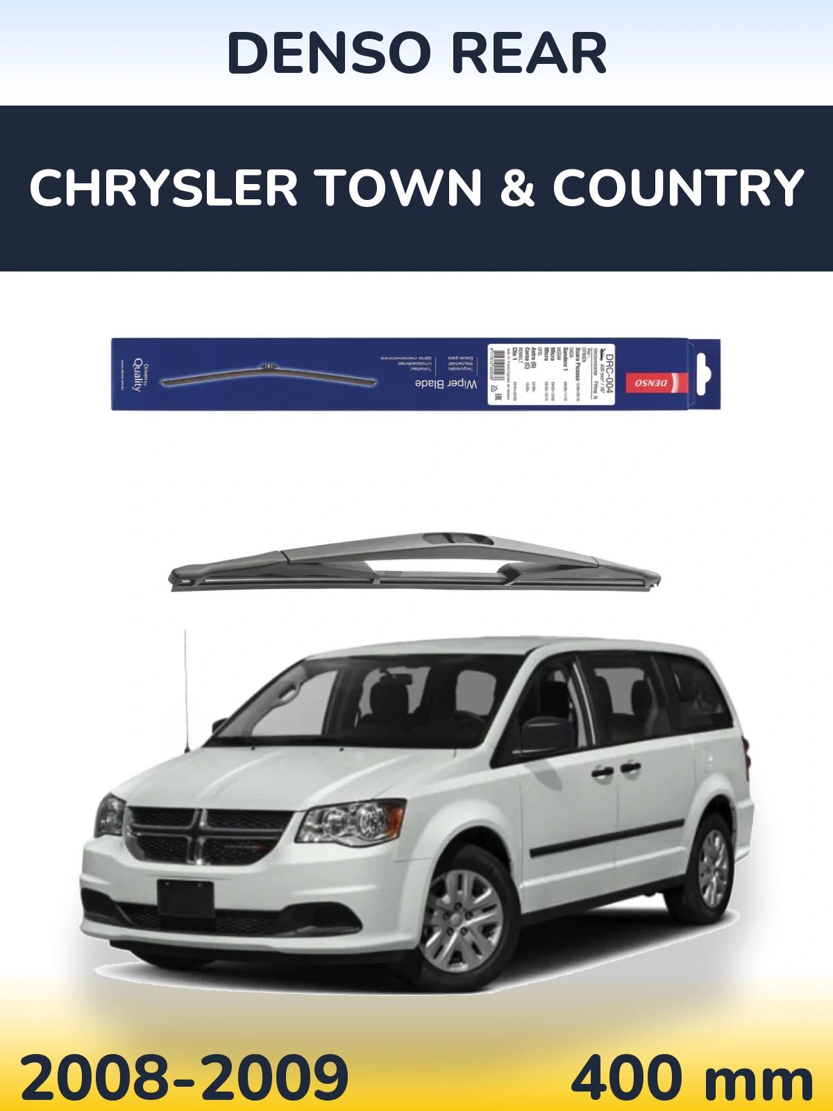 Tylna wycieraczka Denso Rear 400 mm do Chrysler Town & Country 2008-2009