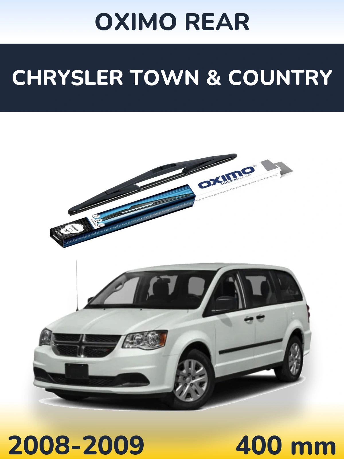 Tylna wycieraczka Oximo Rear 400 mm do Chrysler Town & Country 2008-2009