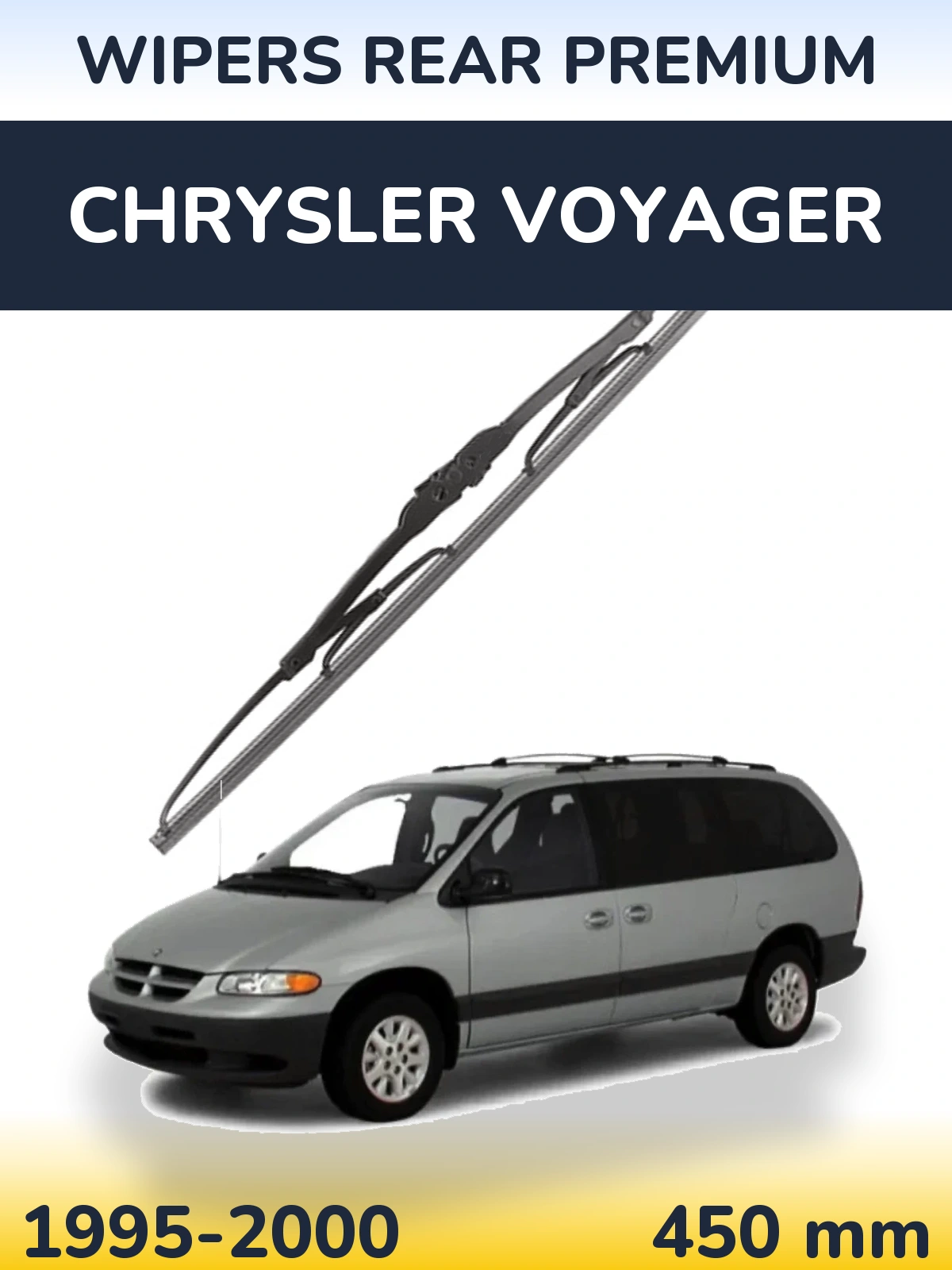Задний дворник WIPERS REAR PREMIUM 450 мм для Chrysler Voyager 1995-2000