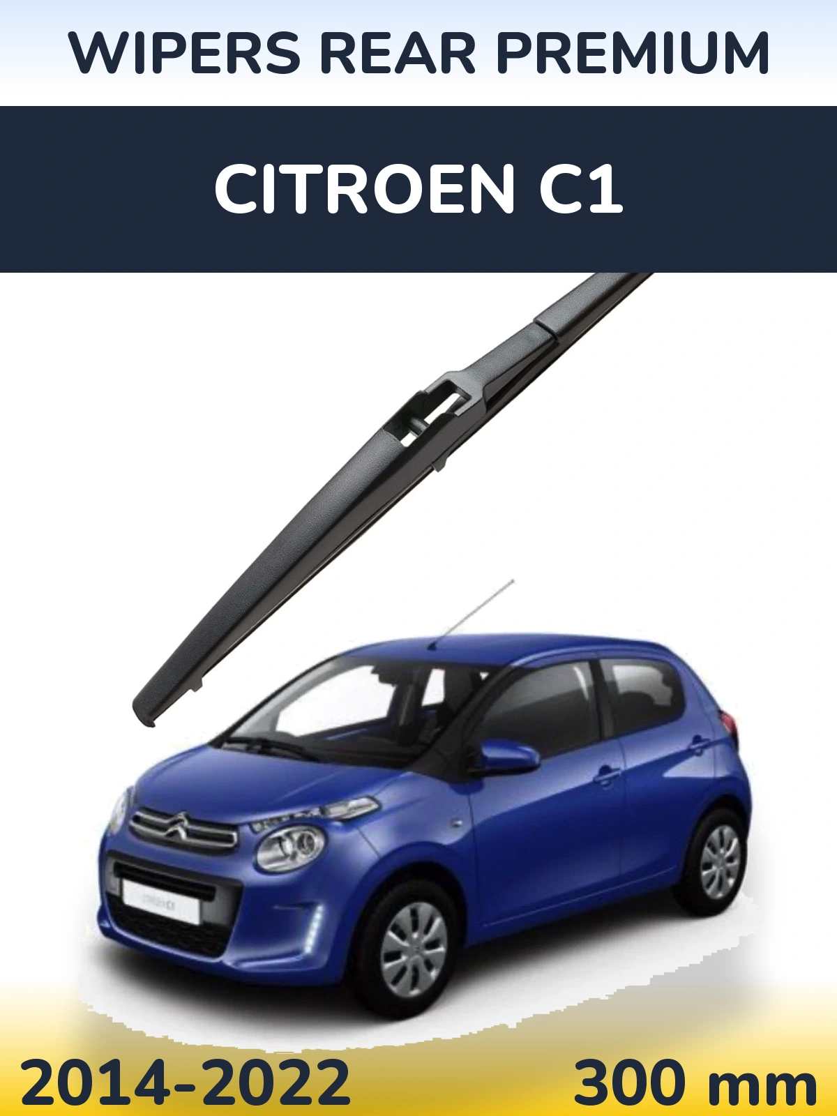 Tylna wycieraczka WIPERS REAR PREMIUM 300 mm do Citroen C1 2014-2022