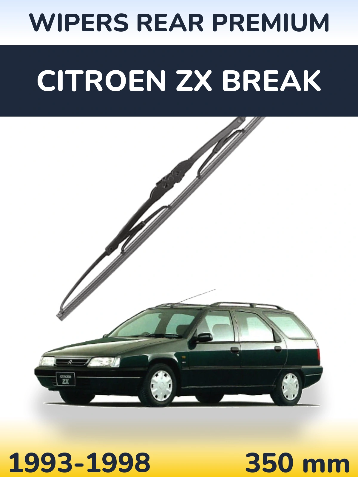 Задний дворник WIPERS REAR PREMIUM 350 мм для Citroen ZX Break 1993-1998