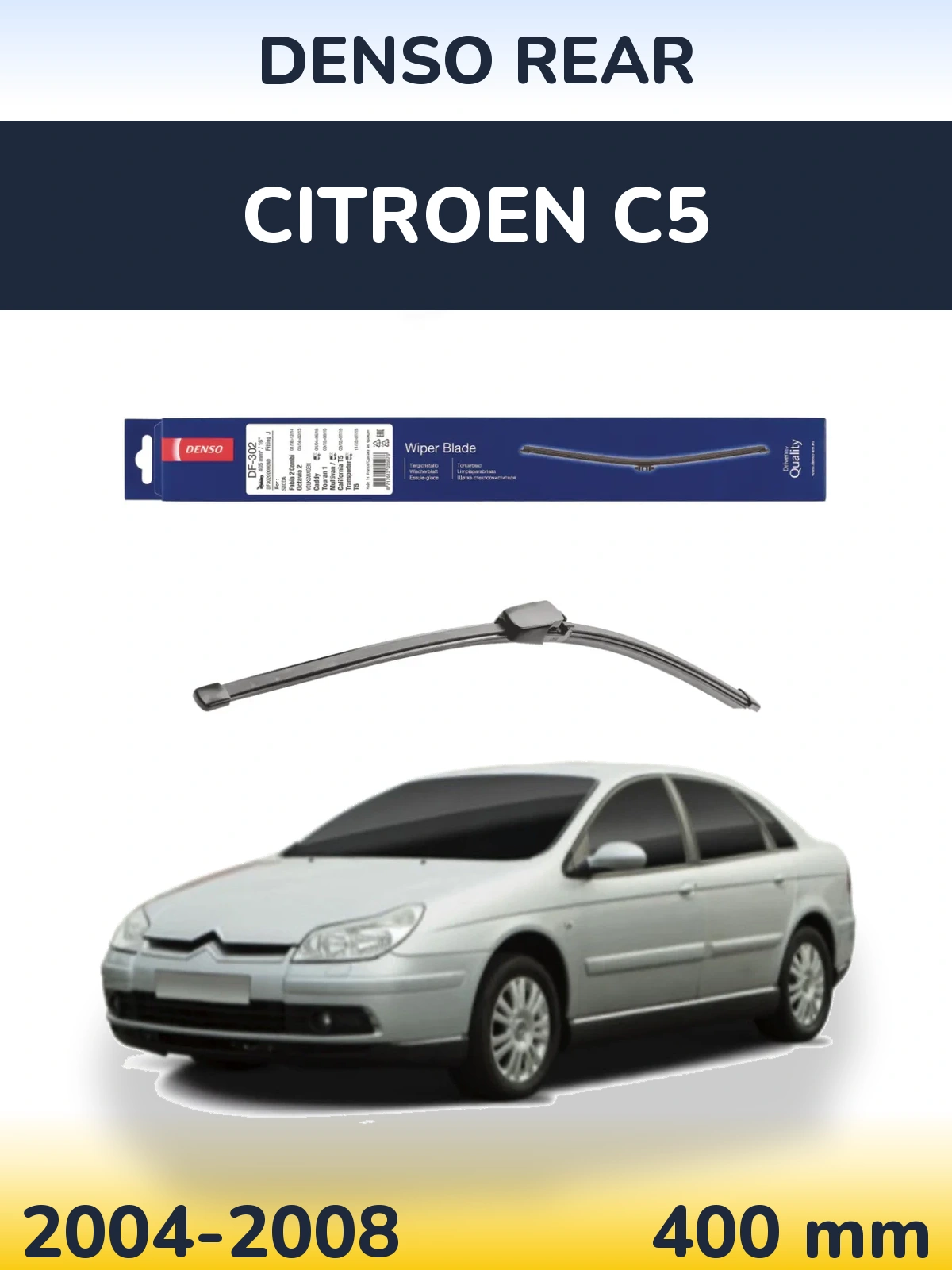 Tylna wycieraczka Denso Rear 400 mm do Citroen C5 2004-2008
