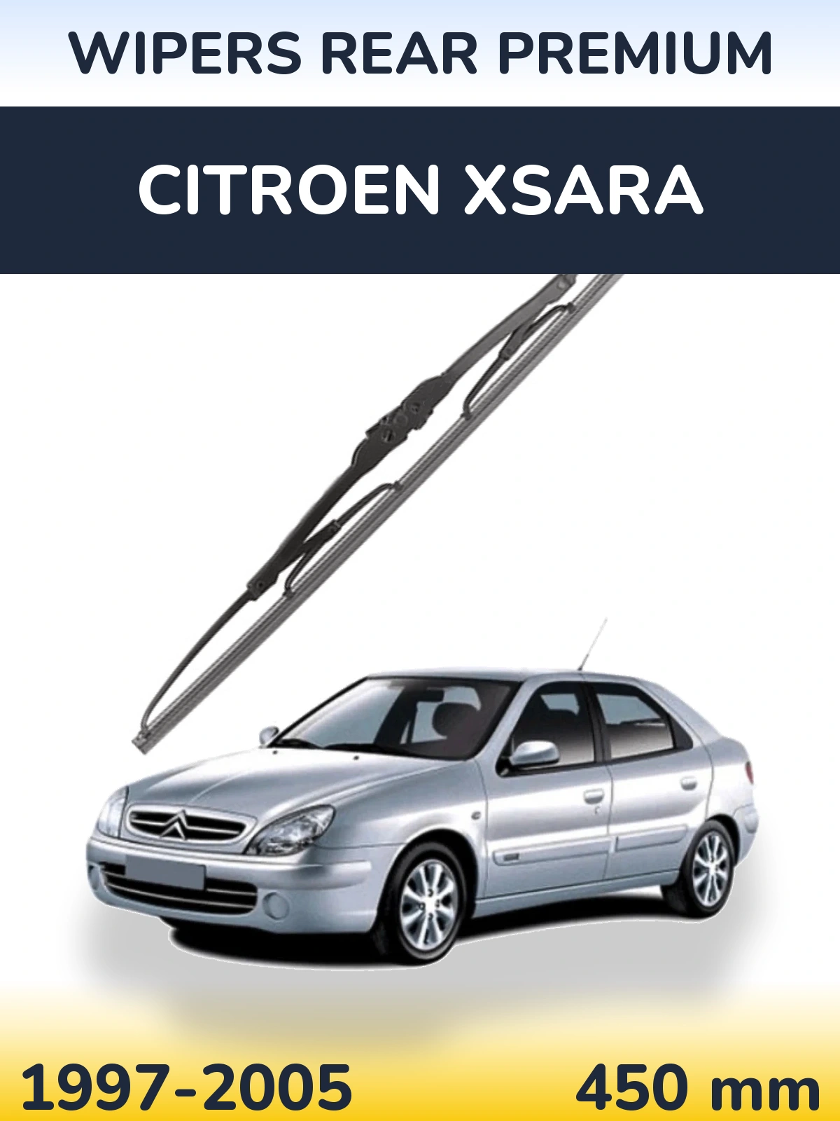 Задний дворник WIPERS REAR PREMIUM 450 мм для Citroen Xsara 1997-2005