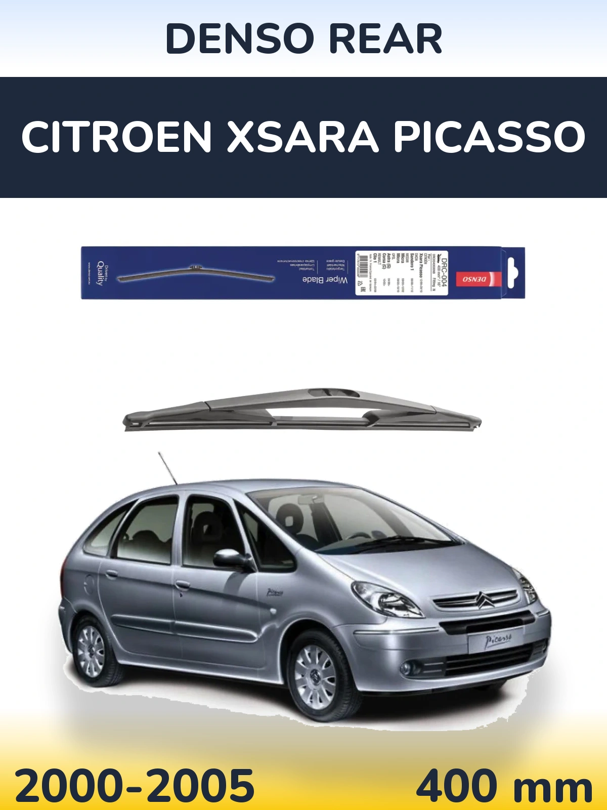 Задний дворник Denso Rear 400 мм для Citroen Xsara Picasso 2000-2005