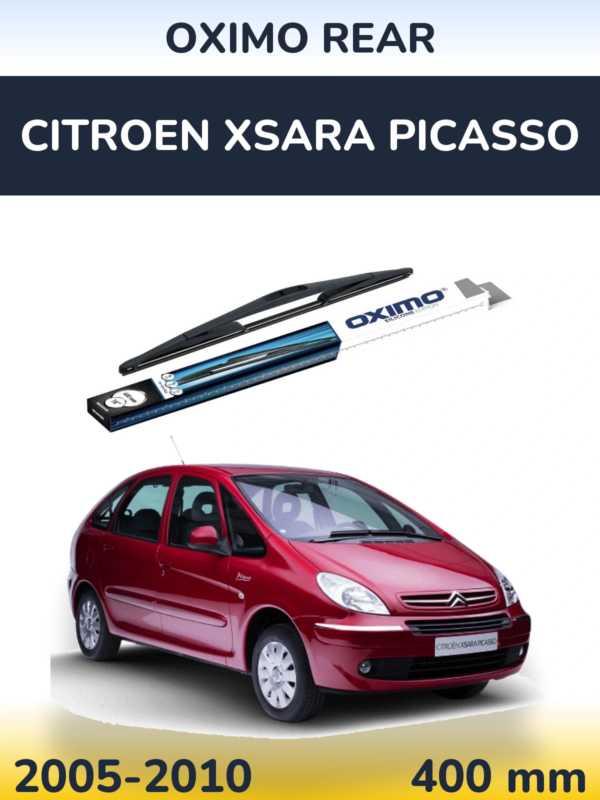 Задня щітка Oximo Rear 400 мм для Citroen Xsara Picasso 2005-2010