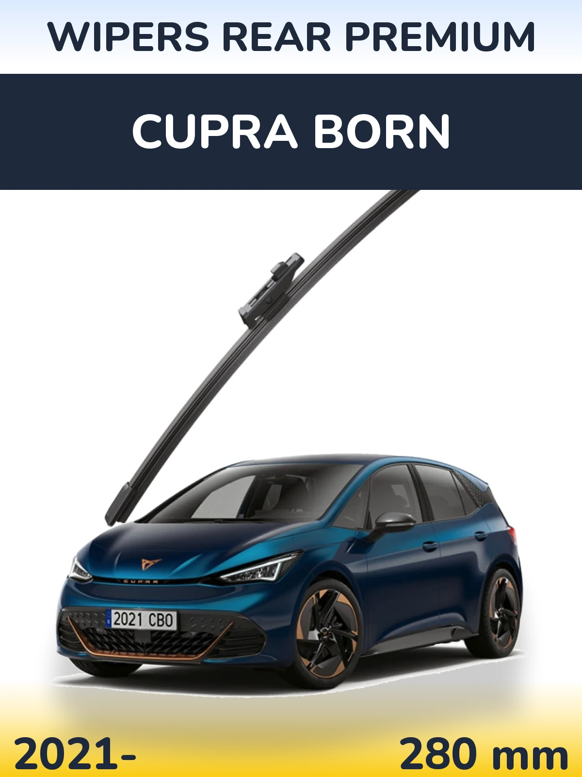 Задня щітка WIPERS REAR PREMIUM 280 мм для Cupra Born 2021-2026