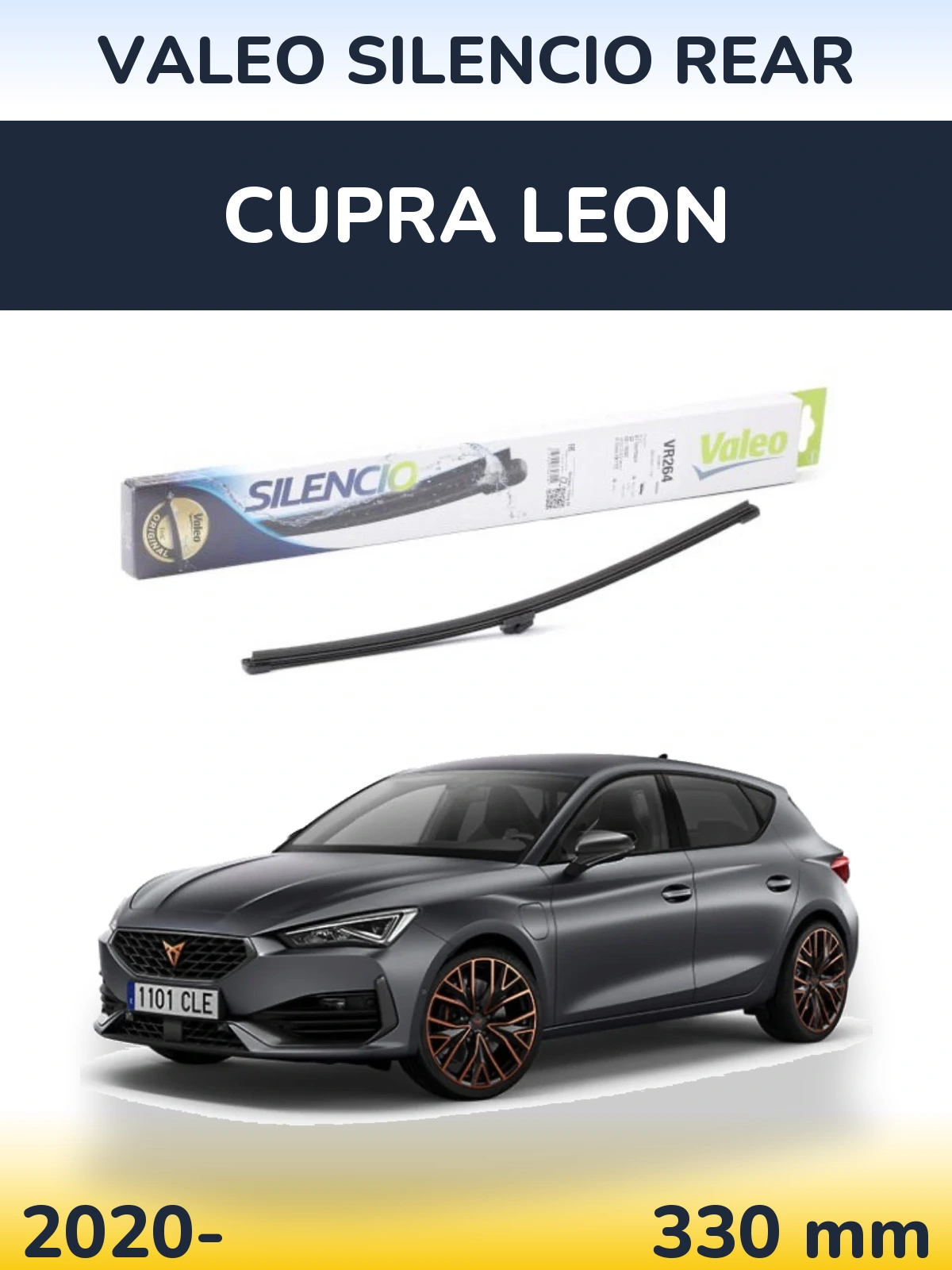 Tylna wycieraczka Valeo Silencio Rear 320 mm do Cupra Leon 2020-2026