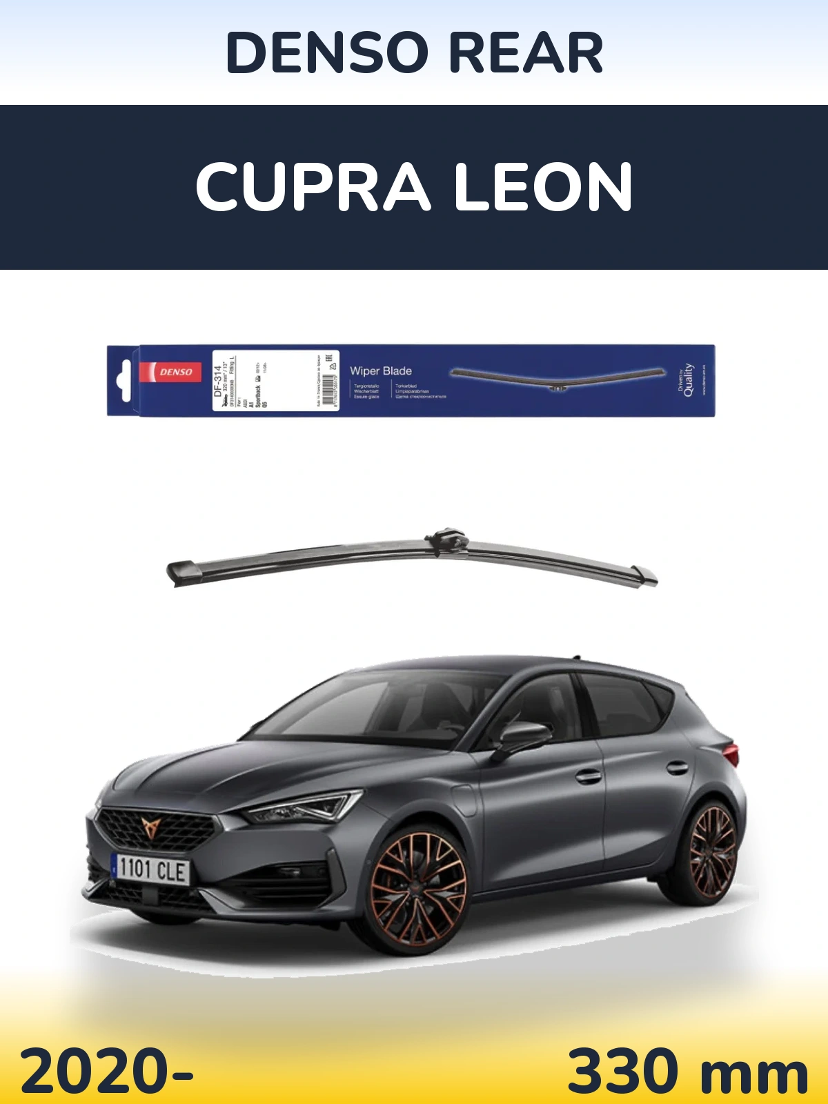 Tylna wycieraczka Denso Rear 320 mm do Cupra Leon 2020-2026