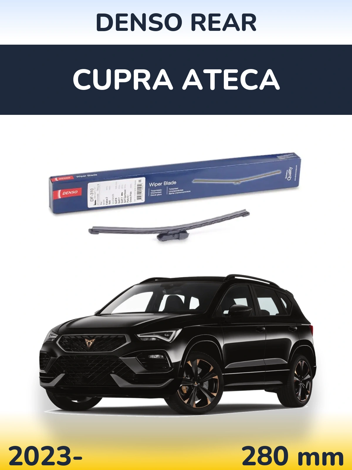 Задний дворник Denso Rear 280 мм для Cupra Ateca 2023-2026