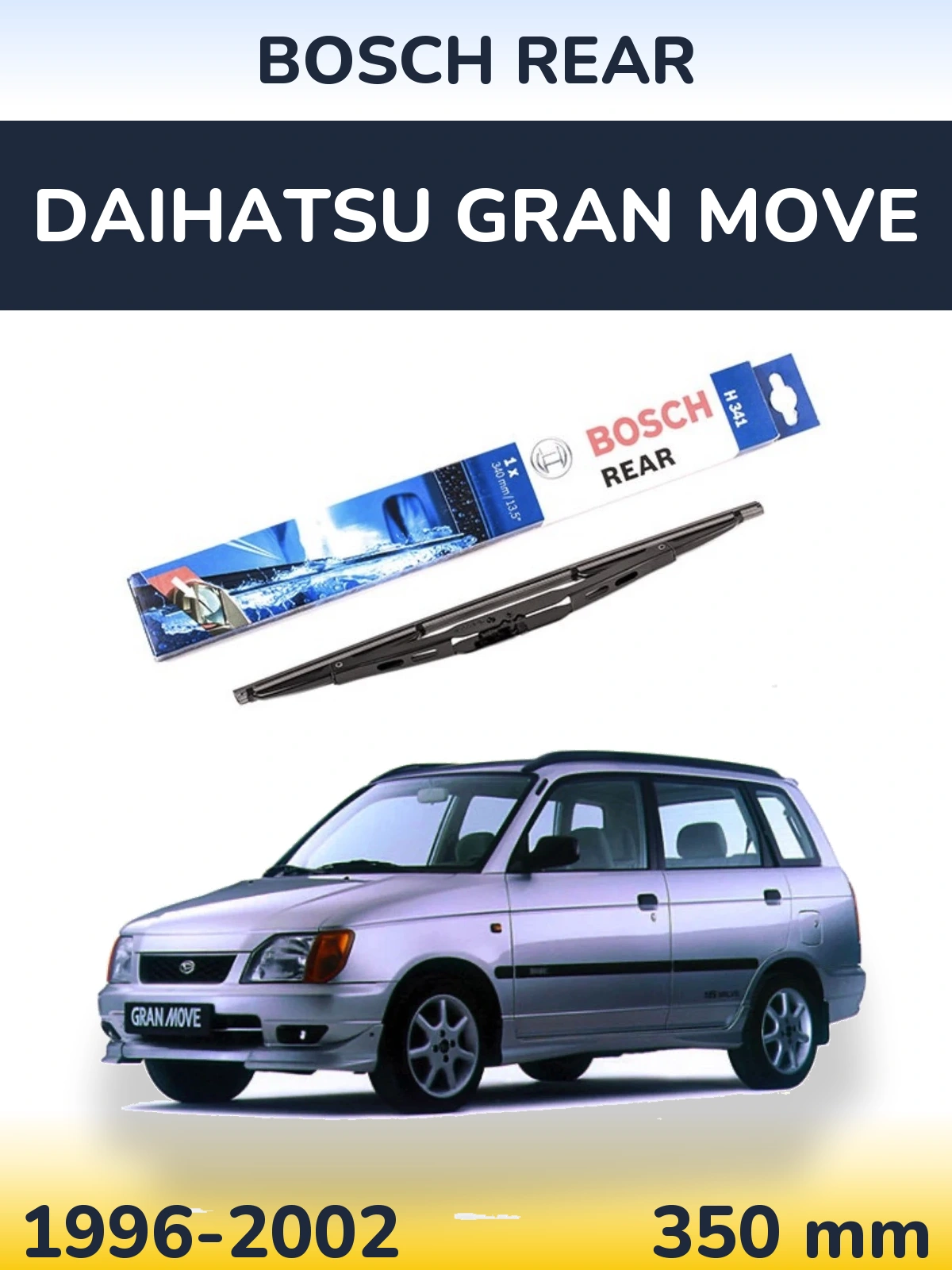 Tylna wycieraczka BOSCH Rear 340 mm do Daihatsu Gran Move 1996-2002