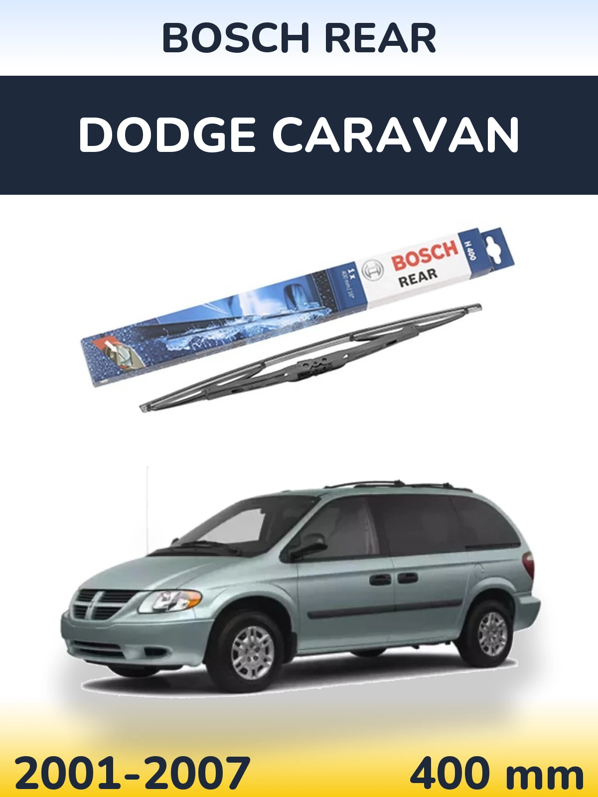 Tylna wycieraczka BOSCH Rear 400 mm do Dodge Caravan 2001-2007