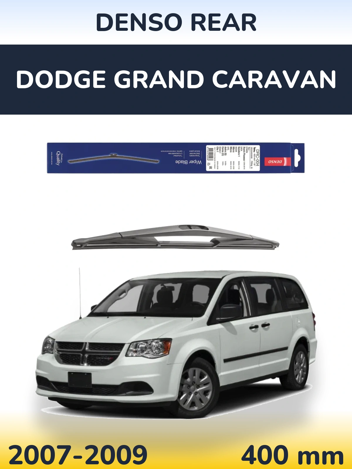 Tylna wycieraczka Denso Rear 400 mm do Dodge Grand Caravan 2007-2009