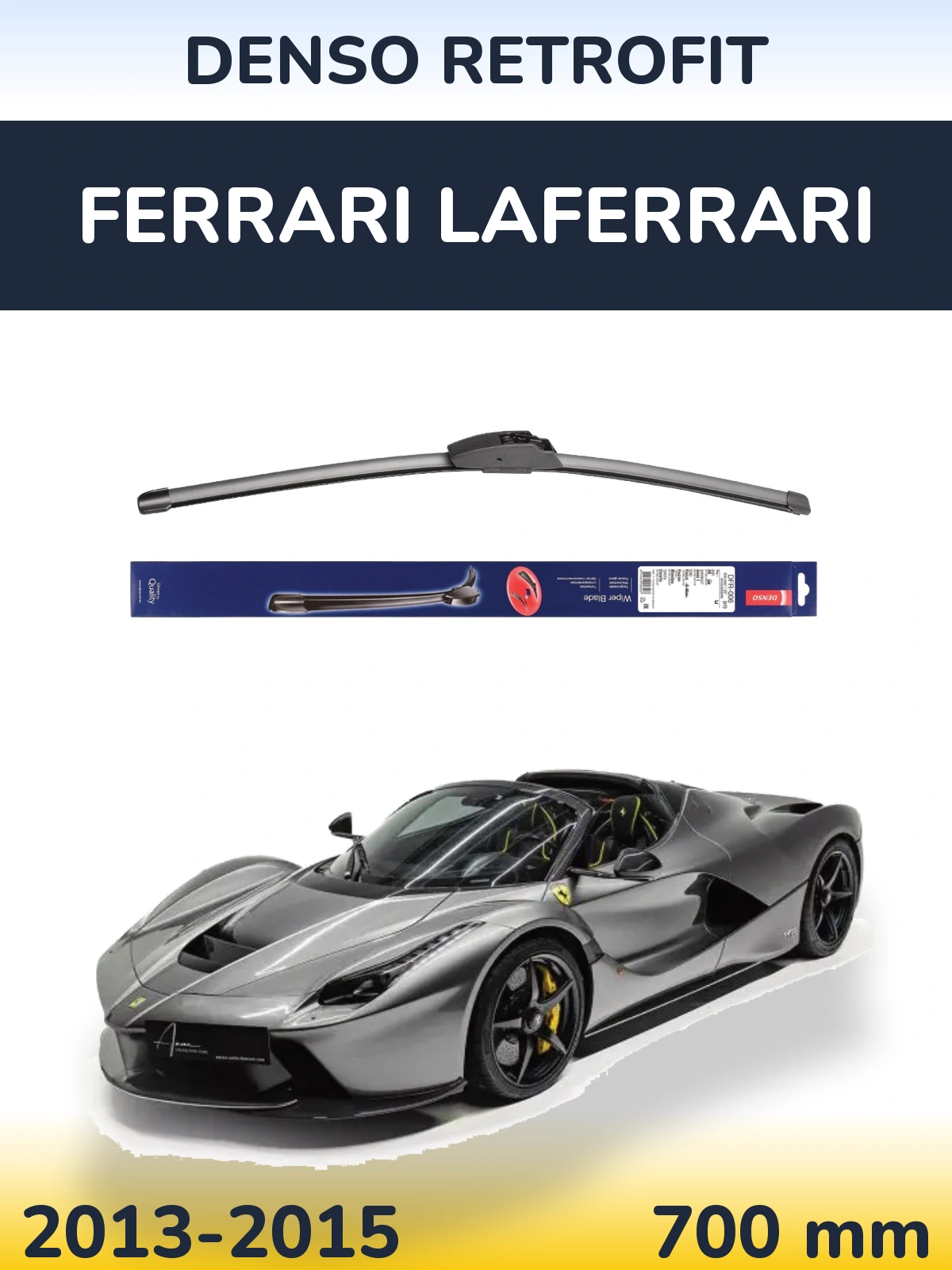 Передня щітка Denso Retrofit 700 мм для Ferrari LaFerrari 2013-2015