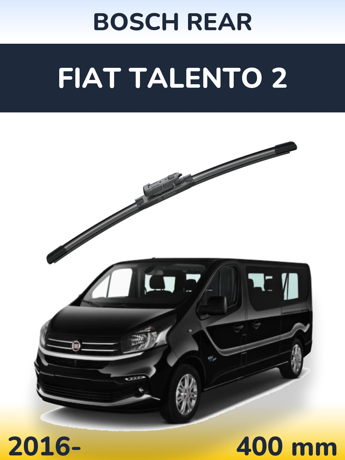 Задня щітка BOSCH Rear 400 мм для Fiat Talento 2 2016-2026