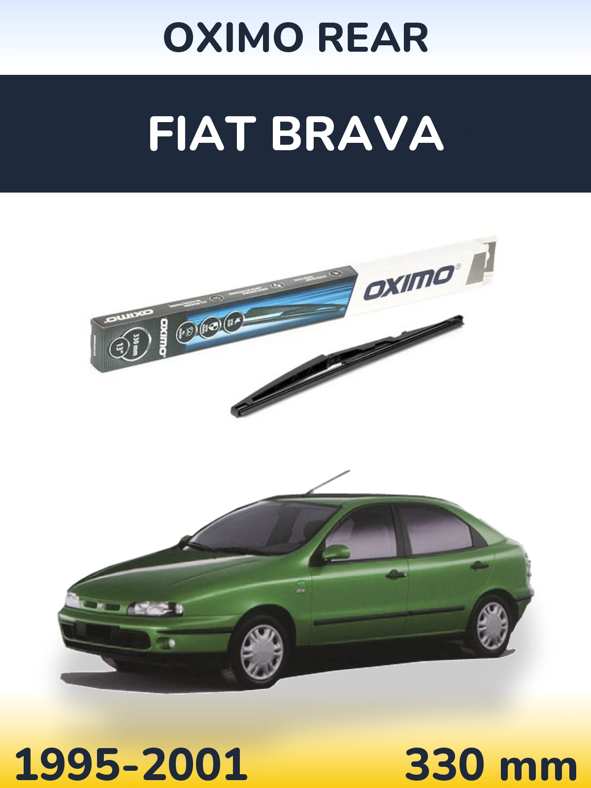 Задня щітка Oximo Rear 330 мм для Fiat Brava 1995-2001