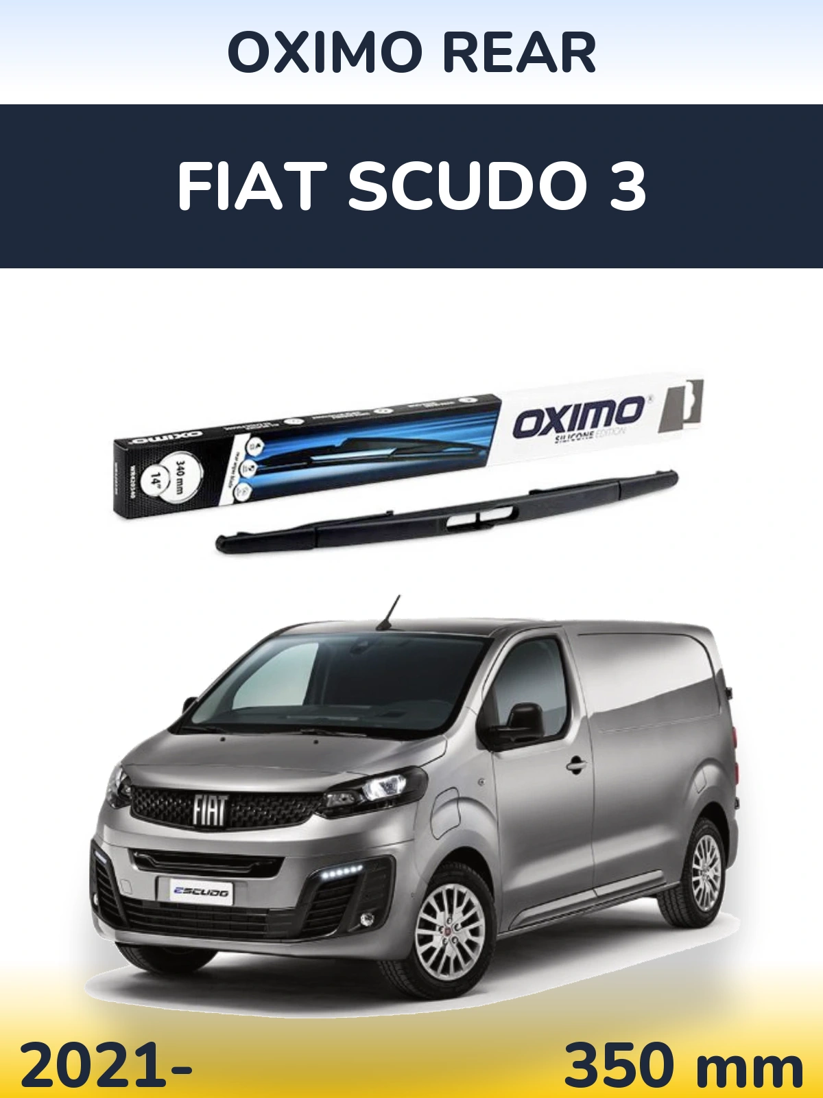 Tylna wycieraczka Oximo Rear 350 mm do Fiat Scudo 3 2021-2026