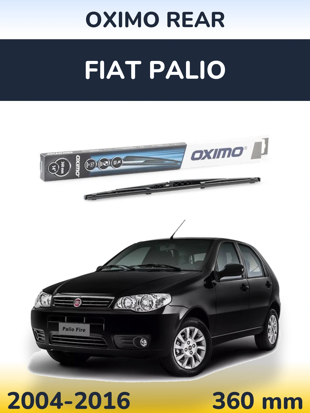 Задний дворник Oximo Rear 360 мм для Fiat Palio 2004-2016