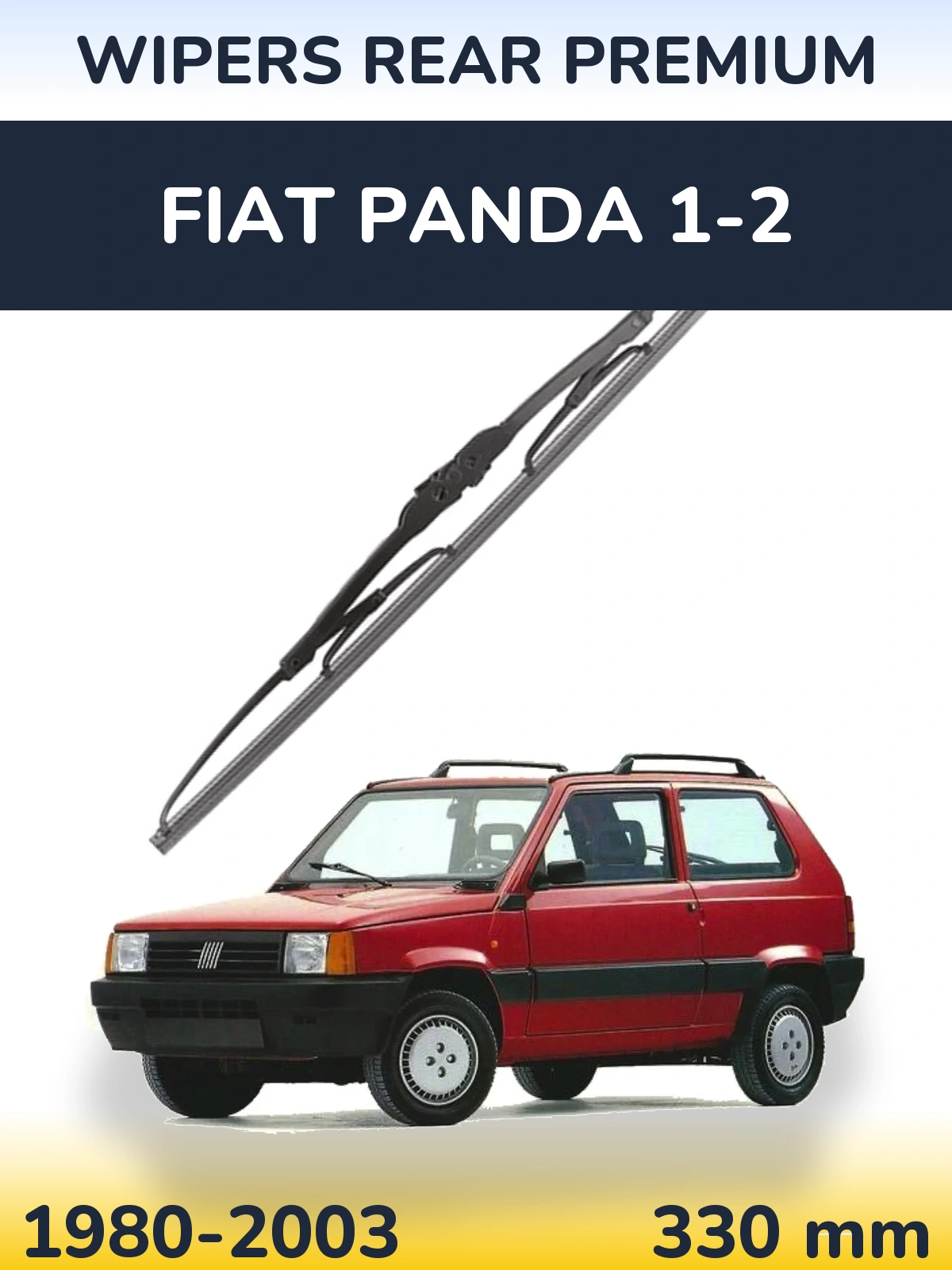 Задний дворник WIPERS REAR PREMIUM 330 мм для Fiat Panda 1-2 1980-2003