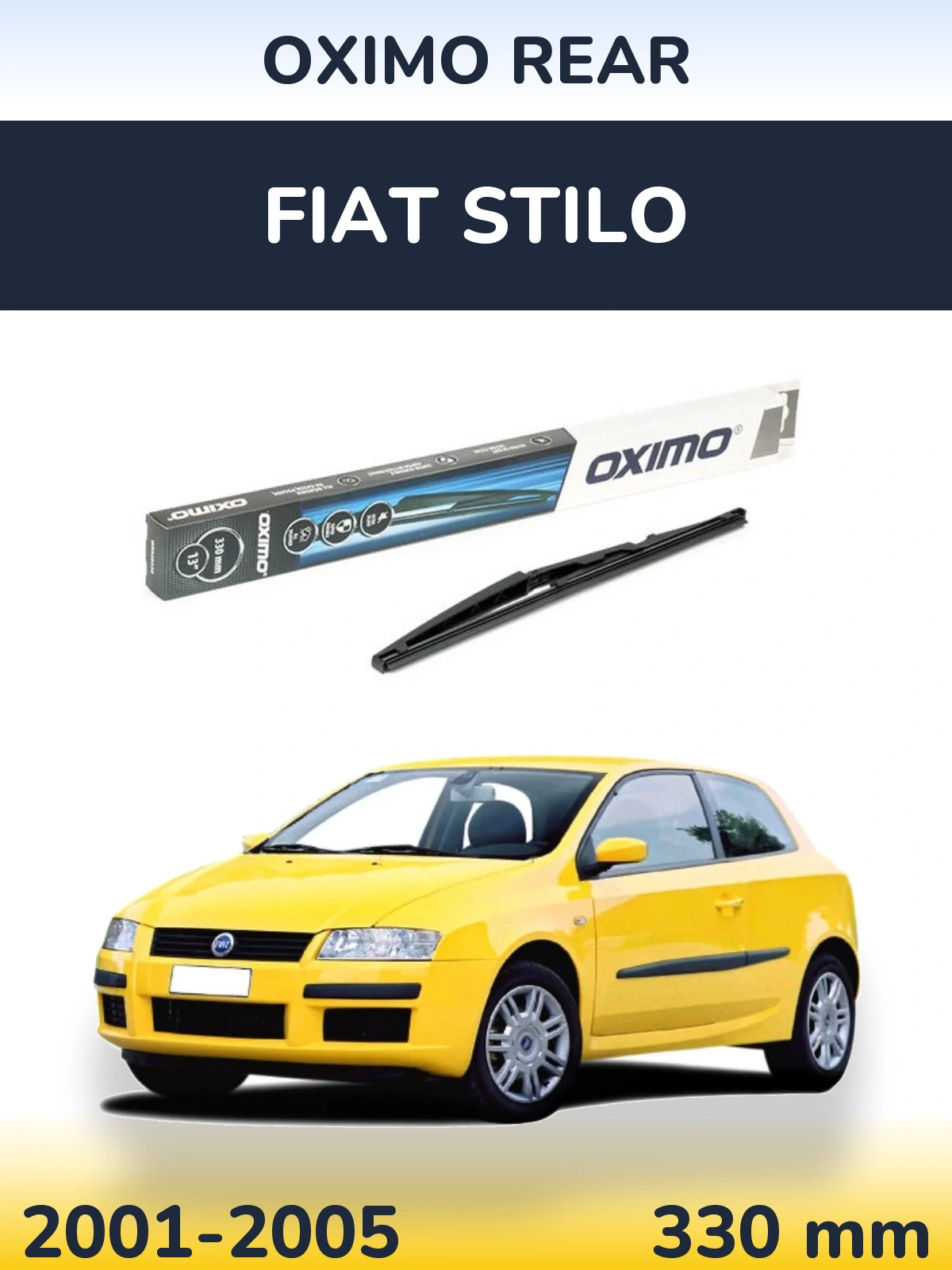 Задний дворник Oximo Rear 330 мм для Fiat Stilo 2001-2005