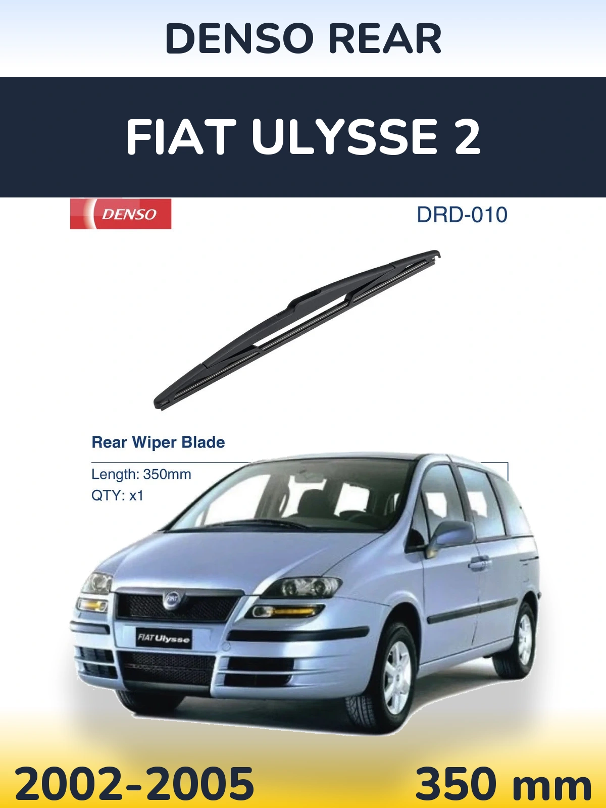 Задний дворник Denso Rear 350 мм для Fiat Ulysse 2 2002-2005