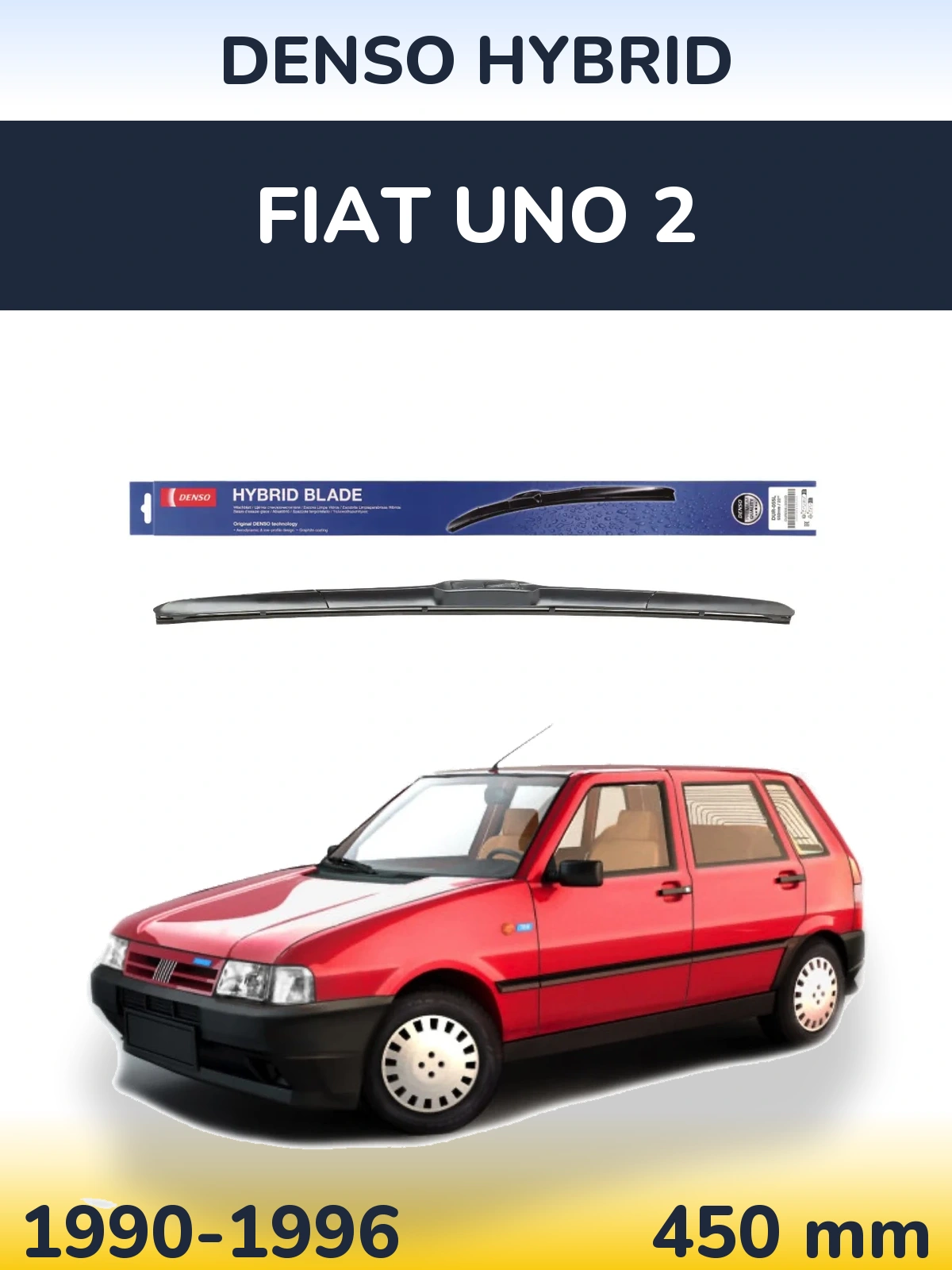 Przednia wycieraczka Denso Hybrid 450 mm do Fiat Uno 2 1990-1996