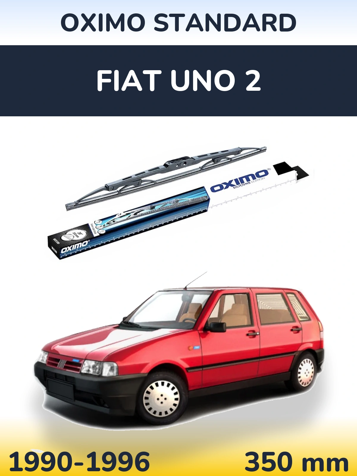 Задний дворник Oximo Standard 350 мм для Fiat Uno 2 1990-1996