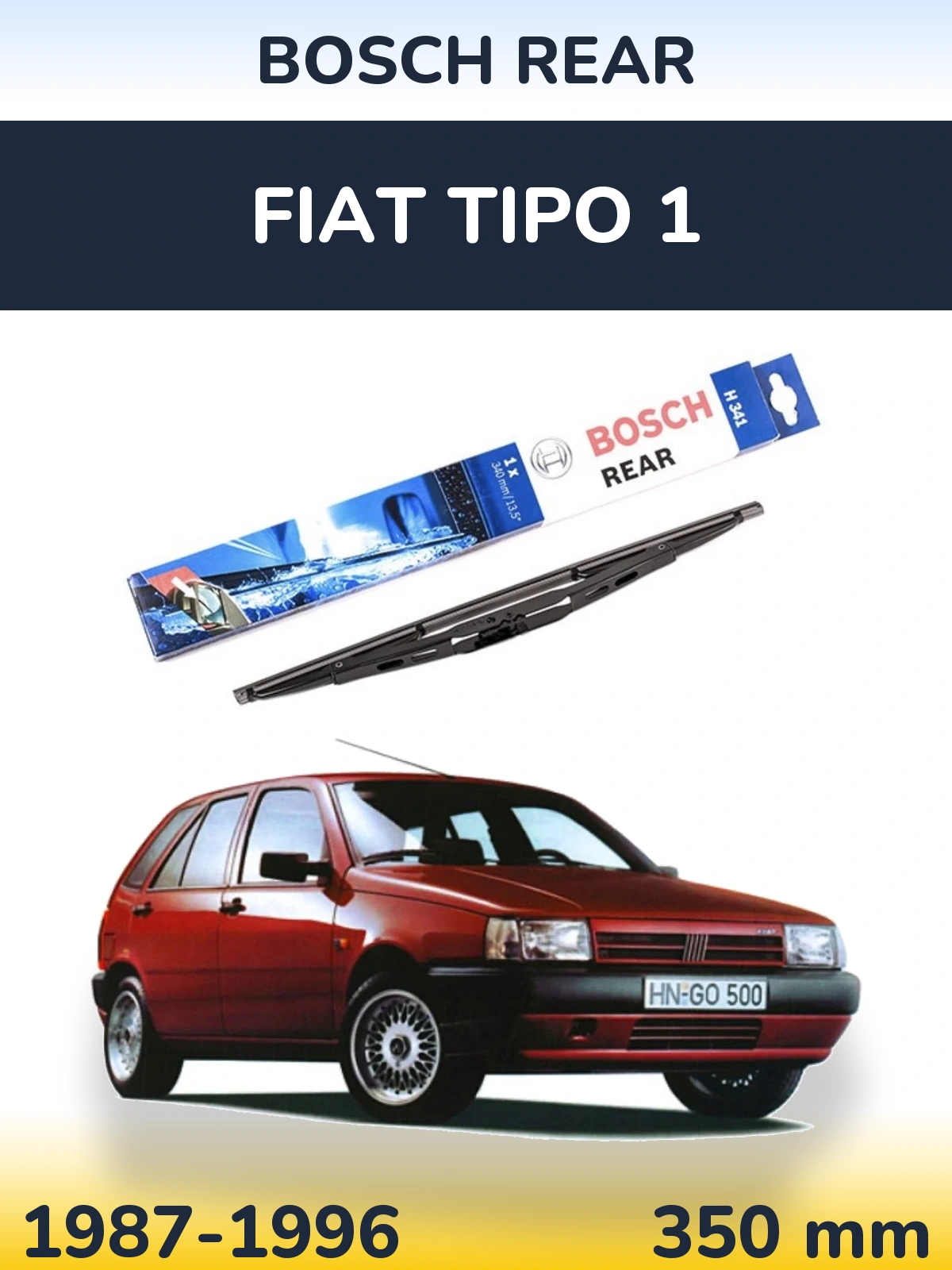 Tylna wycieraczka BOSCH Rear 340 mm do Fiat Tipo 1 1987-1996