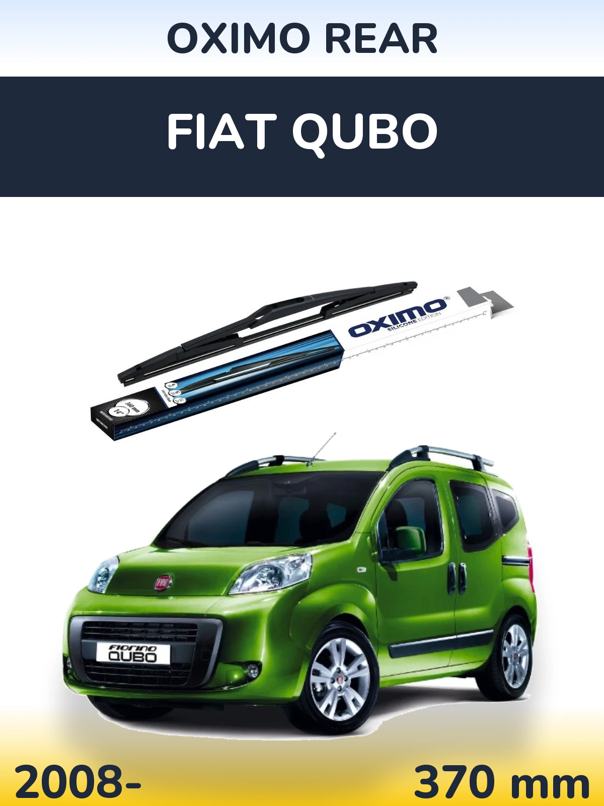 Rear wiper blade Oximo Rear 360 mm for Fiat Qubo 2008-2026