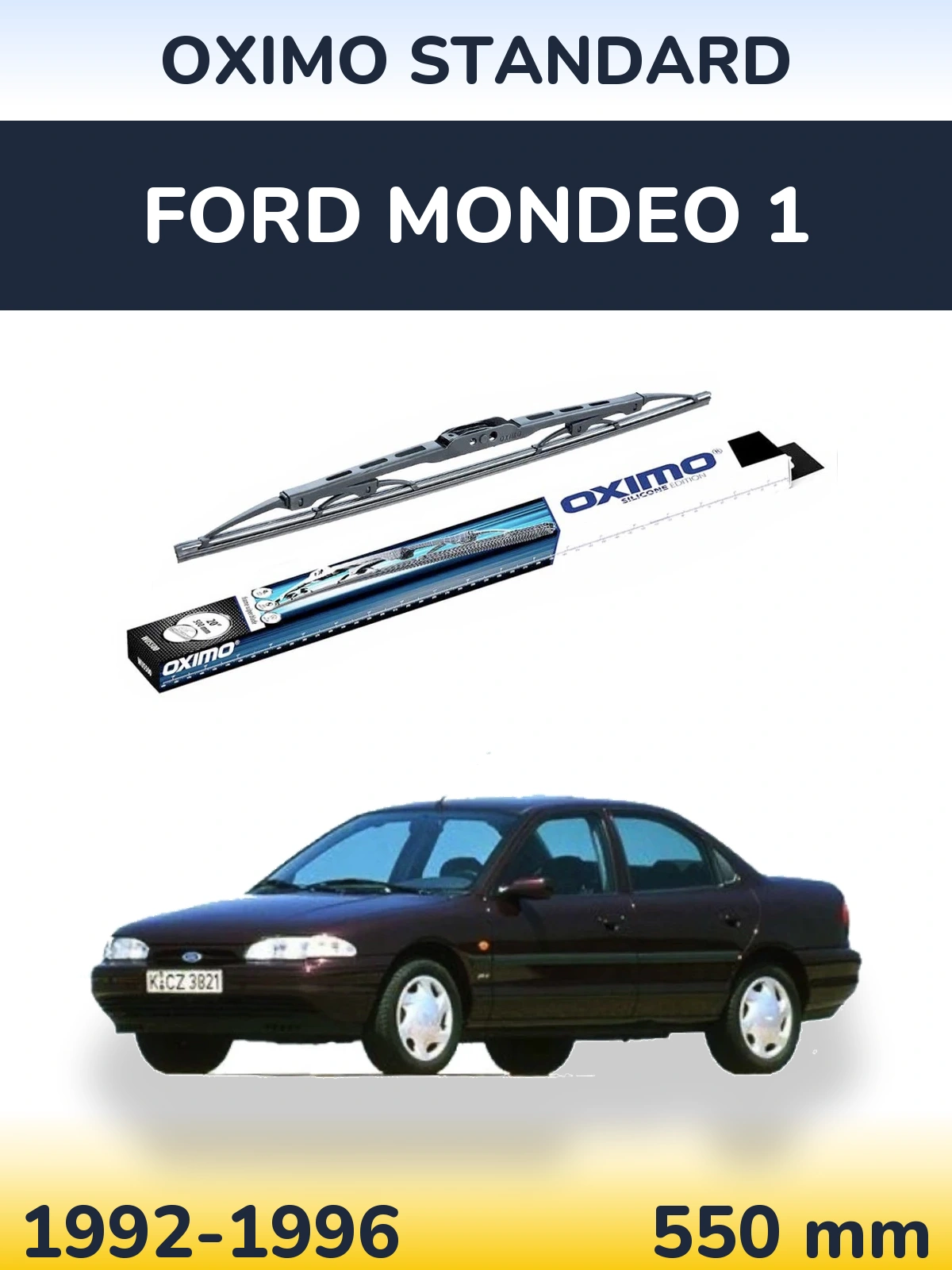 Задний дворник Oximo Standard 550 мм для Ford Mondeo 1 1992-1996