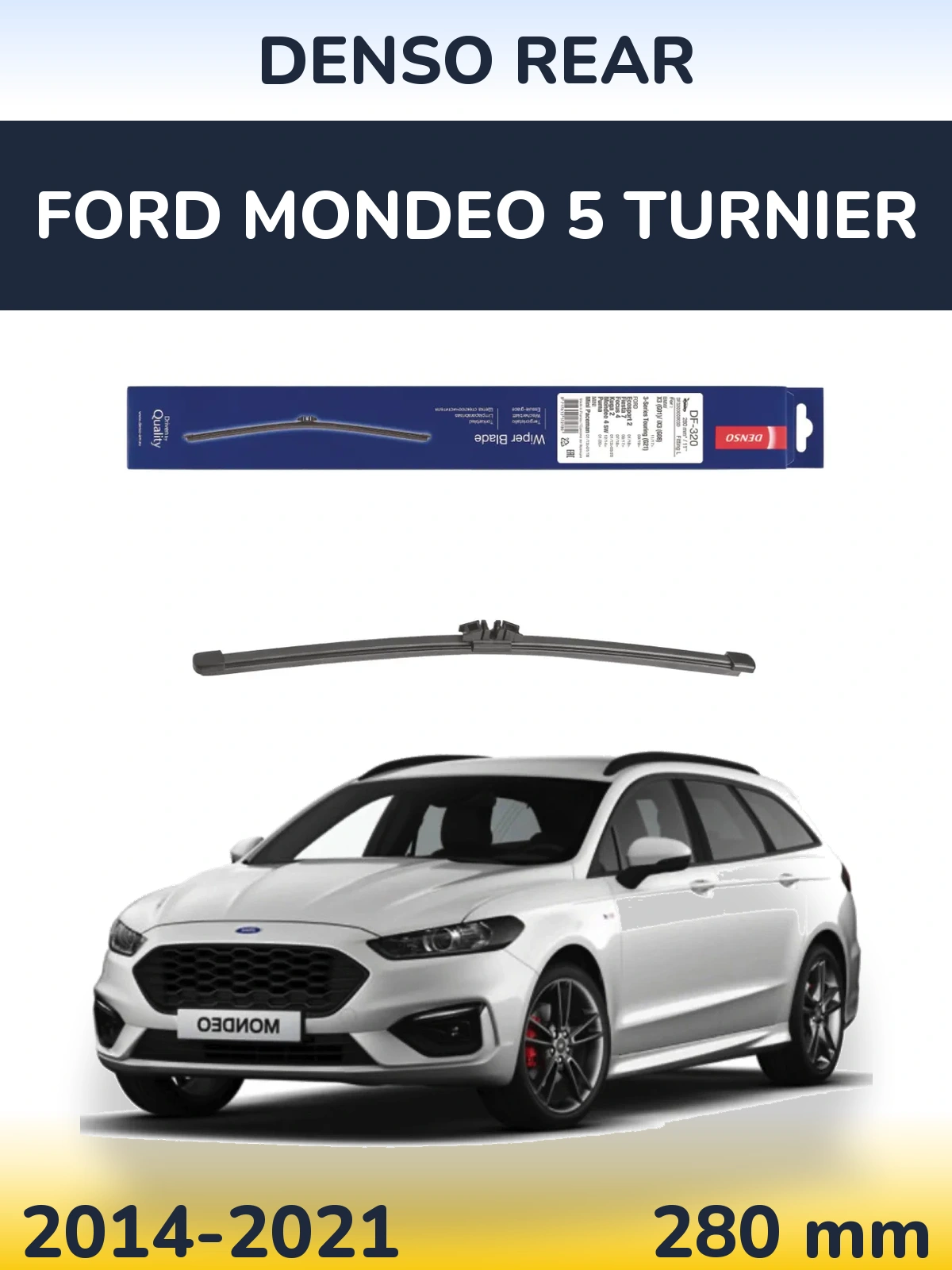 Tylna wycieraczka Denso Rear 280 mm do Ford Mondeo 5 Turnier 2014-2021