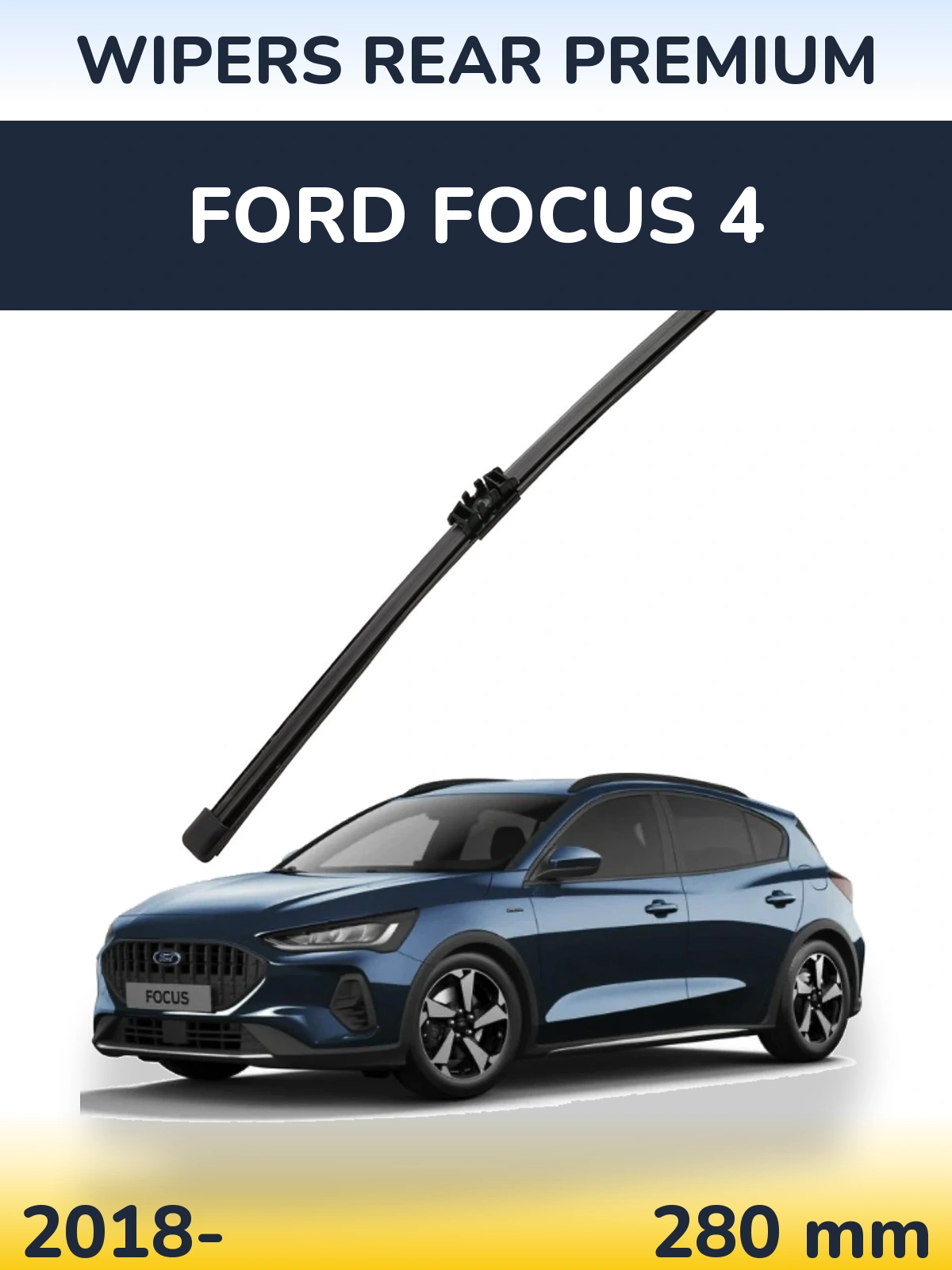 Задня щітка WIPERS REAR PREMIUM 280 мм для Ford Focus 4 2018-2026